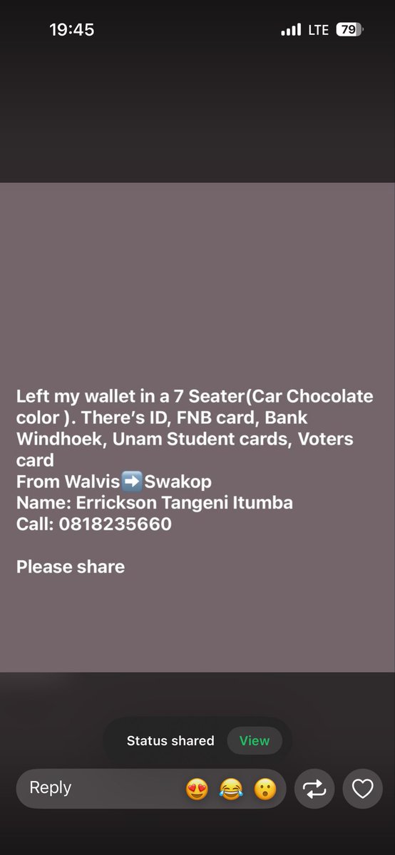 DONITUMBA's tweet photo. Help me share https://t.co/wDECHy7QA4