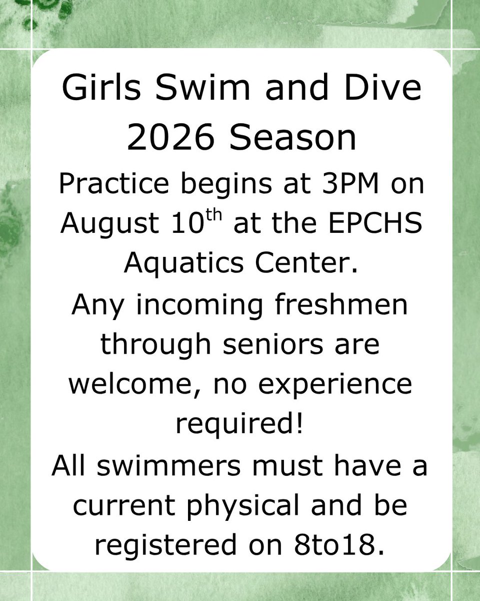 CoachMarshallEP's tweet photo. Are you excited??? We are!!!! The first day of season is MONDAY!!! Make sure you’re registered and ready! @Epchs231 @EPCHSAthletics https://t.co/rB749VfBgN