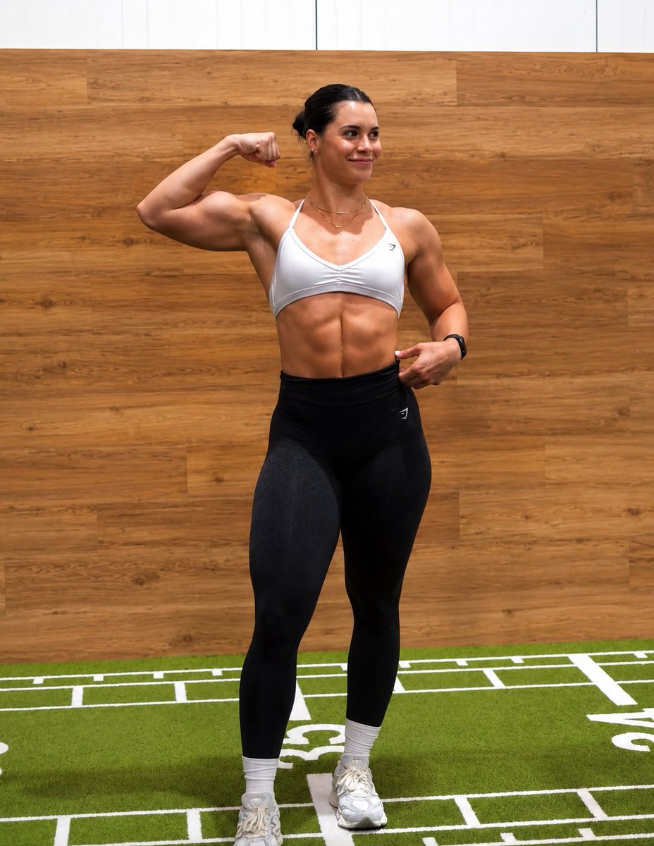 BeAlwaysbehappy's tweet photo. Desi Johnson physique always  insane https://t.co/B3bAuJUetD