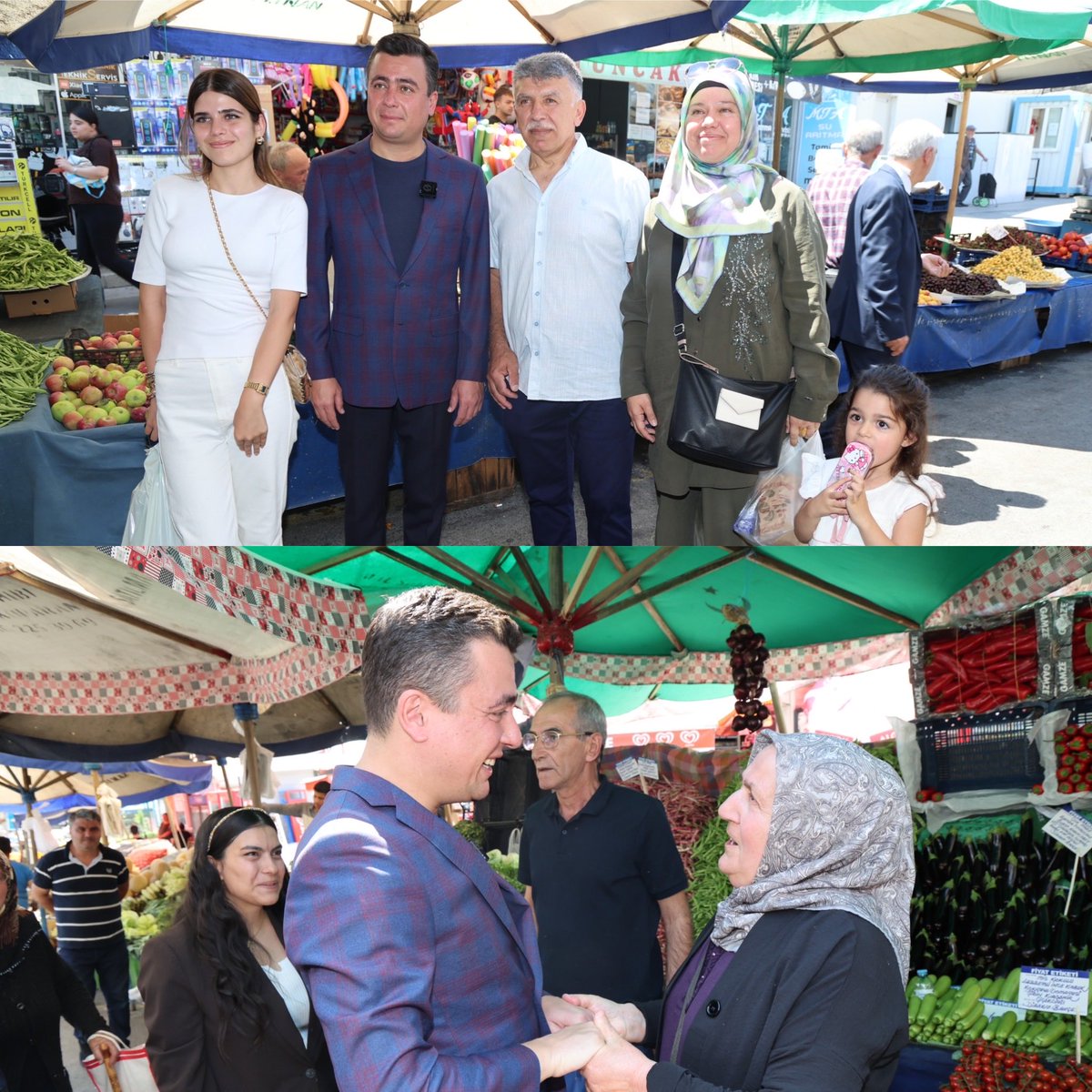 OsmanGokcek_'s tweet photo. Keçiören İlçe Teşkilatımızla birlikte Gazino Semt Pazarı’nı ziyaret ederek esnafımız ve kıymetli vatandaşlarımızla bir araya geldik. https://t.co/8xaxRgmRlr