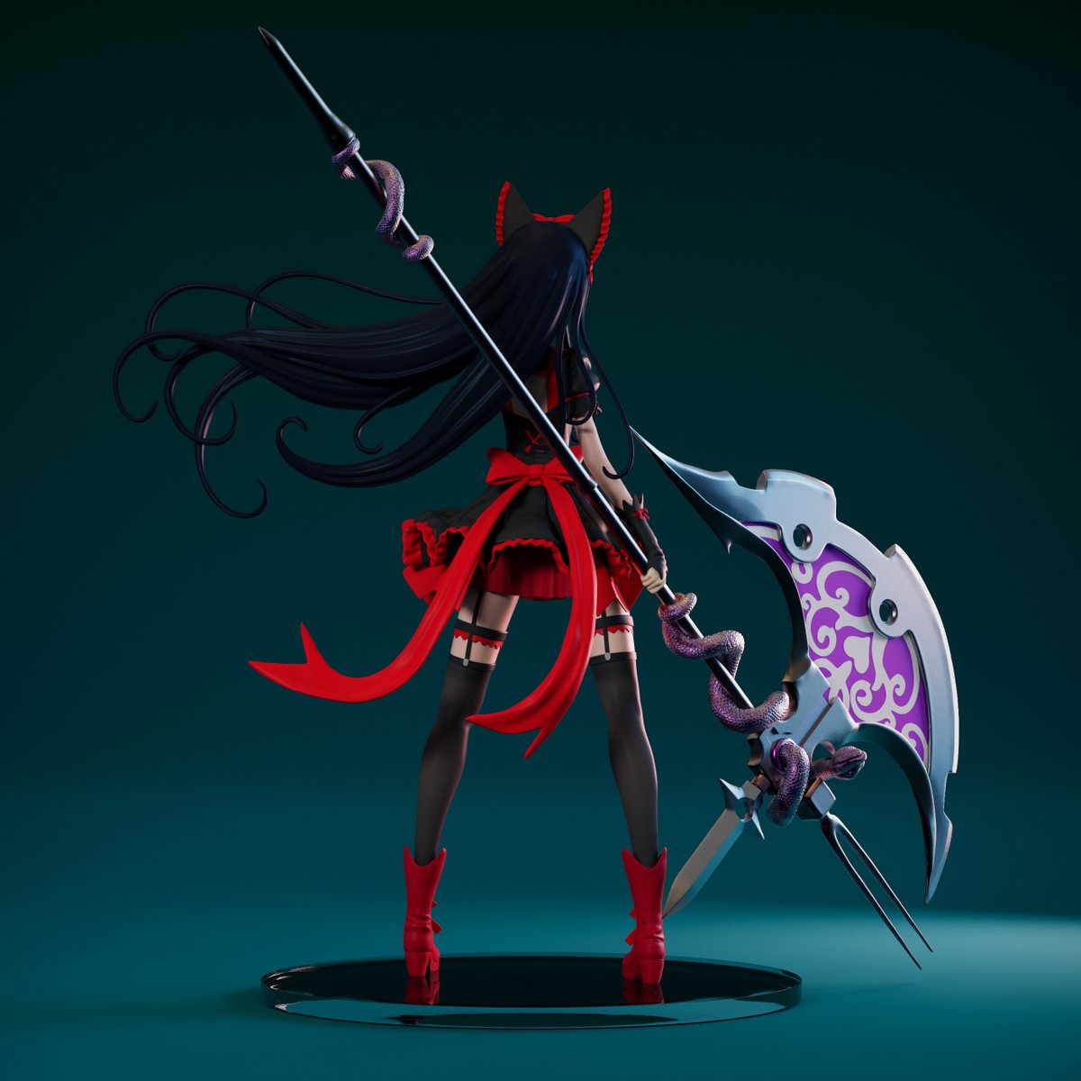 ariochart's tweet photo. Rory Mercury (GATE)

#3d #3dmodeling #sculpture #figure #collectibles #rorymercury #gateanime #GATE #ロゥリィ #anime #fanarts #animefanart https://t.co/dswjiU9rpV