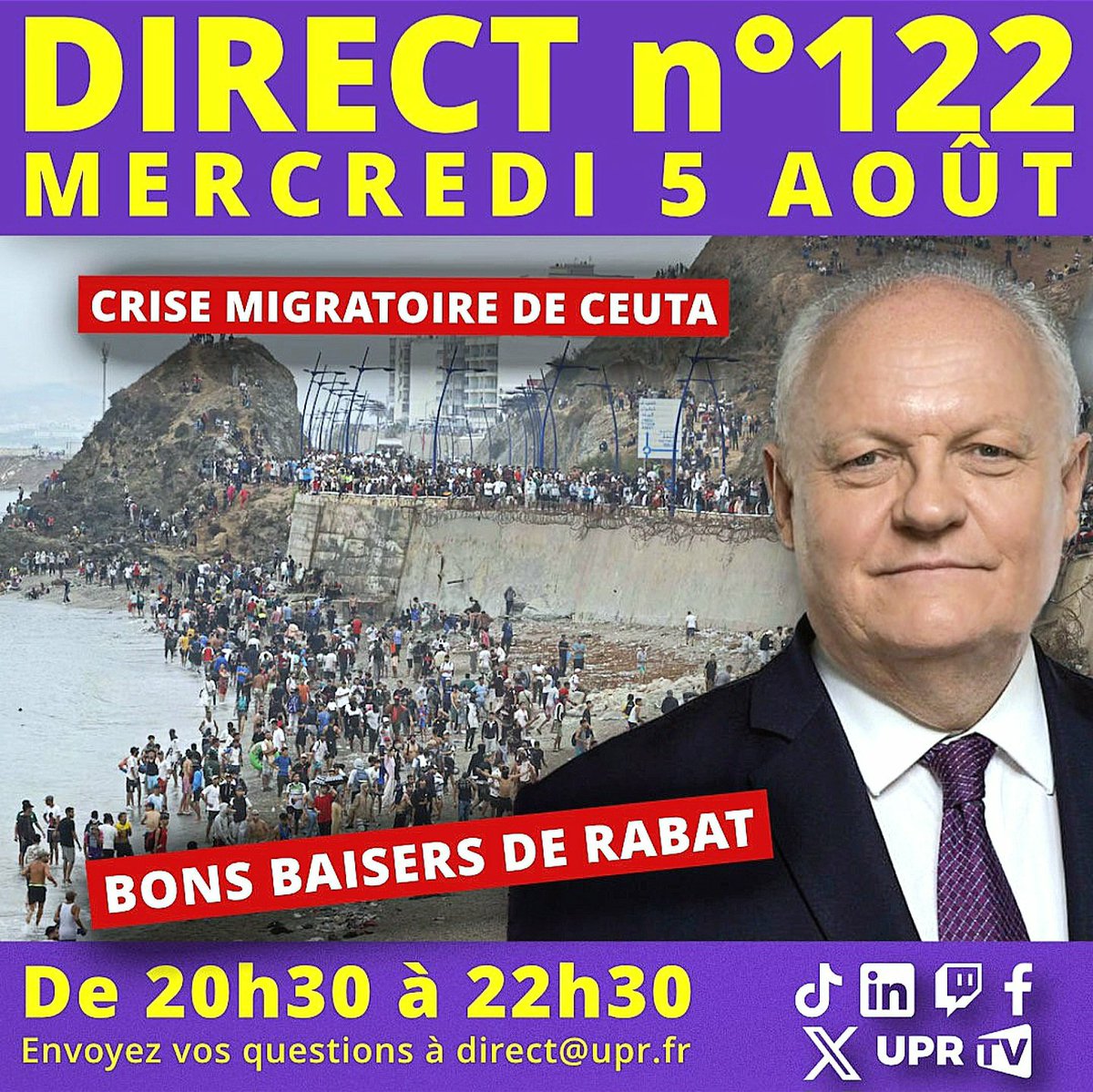 PhilippeCL61301's tweet photo. Madame...Connaissez-vous @f_asselineau ?
Merci de ne PAS affirmer qu'aujourd'hui personne n'est HONNÊTEMENT dans le siage et l'esprit du #generaldegaulle. 

C'est indécent ou bien cela fait preuve d'un manque de connaissances.
Dans le second cas vous êtes excusable...
#UPRTV ⤵️ https://t.co/9DIqkoWLIX