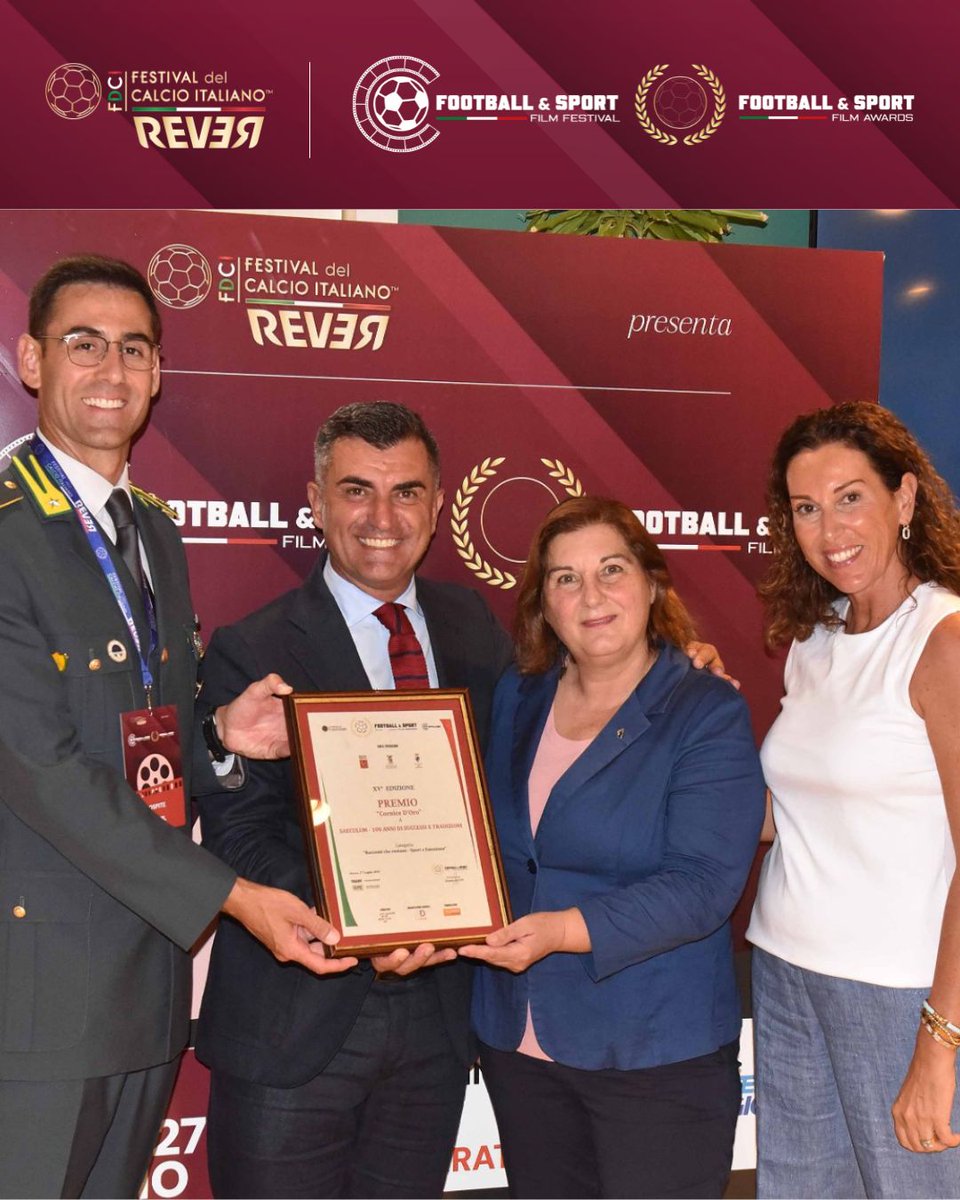 FestivalCalcio's tweet photo. Il Festival del Calcio Italiano presenta il terzo evento dell’anno: Football &amp; Sport Film Festival e Football &amp; Sport Film Awards.

🎬 Lunedì 27 luglio si è conclusa la rassegna con la proiezione del docu-film “Saeculum – 100 anni di successi e tradizioni”. https://t.co/P5hYH4UU64