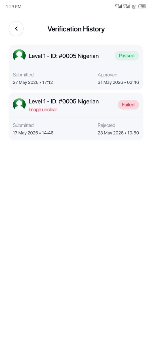 peaceObv's tweet photo. Kyc preparation matters when I got my sport I uploaded a photo that was rejected because
I later selected The Creator and waited for another opportunity and I was given the sport a second time and uploaded a clearer national Identity card 

How to prepare for Interlink ecosystem KYC:
✓ Get a valid National identity card/international passport 
✓ Avoid cropping your photos. 
✓ Keep synchronizing every 12 hours. This puts your account profile statistics (HCS, ACS, REFERRALS) on the queue in respect to the profile statistics of other community members. 
Drop your interlink KYC experience!