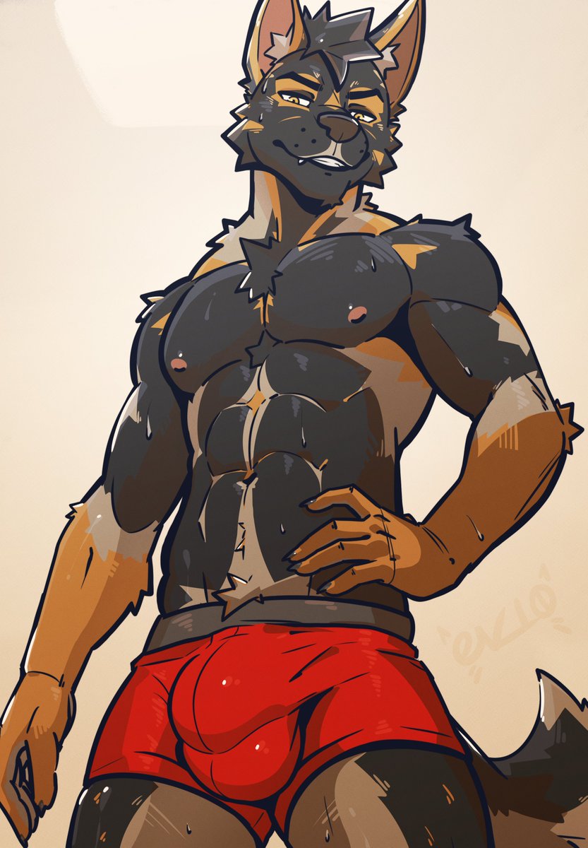 EveloEve's tweet photo. He's gonna tease you..

Artwork for @SheppieOperator https://t.co/66qVIKcHeG