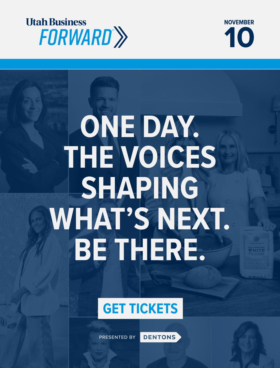 UtahBusiness's tweet photo. 📷 See the full lineup and grab your tickets at https://t.co/luHpNZ4YHt https://t.co/QEyWO0bu0a