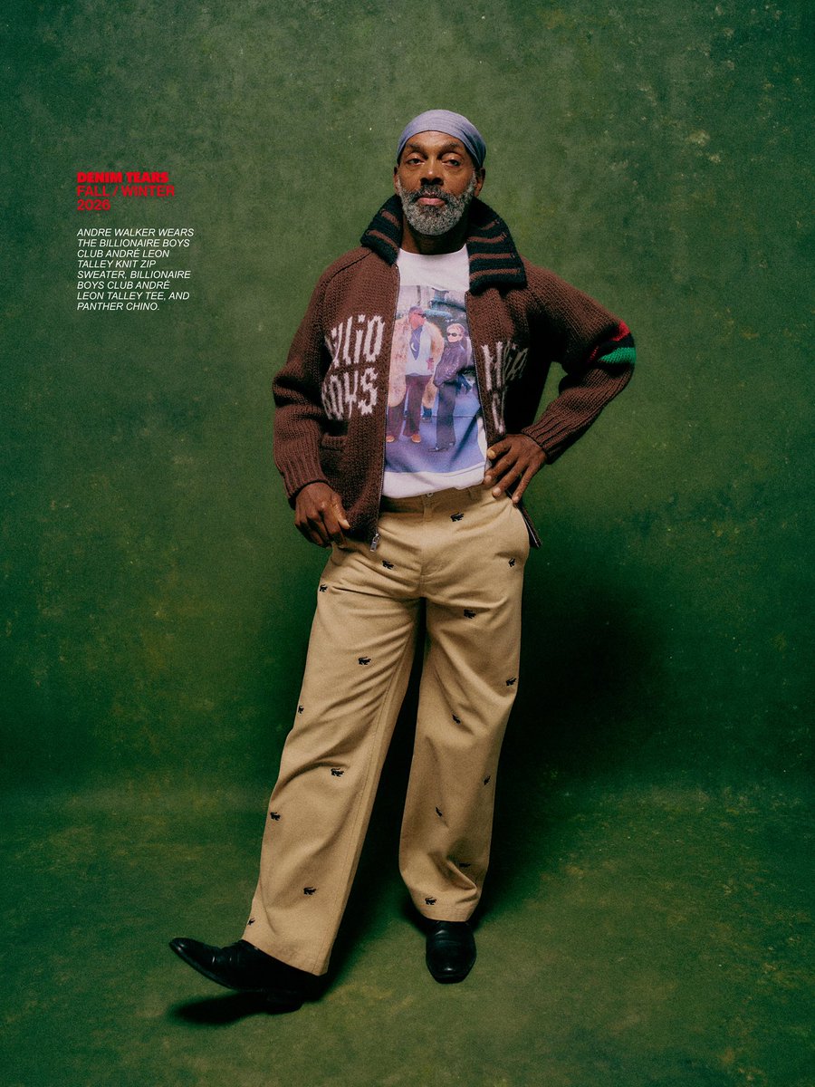 ComplexStyle's tweet photo. This might be the best Denim Tears collection ever🔥

Inspired by the style of Andre Leon Talley, Denim Tears FW26 features collaborations with STÜSSY, Timberland, and Billionaire Boys Club. https://t.co/itbxfsnHNK