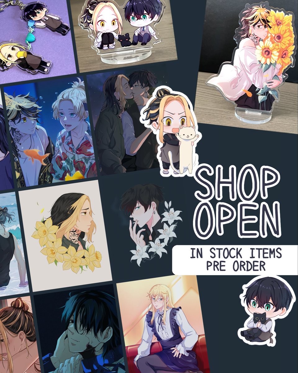 Myllhidraws's tweet photo. 🛍️  My shop is now OPEN (link 🔽)
🌍  International shipping (including USA)
📦  In stock + Bstock + Pre-Orders (til Aug 15 • 5PM UTC+2)
✨  Prints • Stickers • Acrylic Goods • NSFW
💕  Patreon members get 15% OFF + exclusive content

Thank you for supporting my art 🫶🏻 https://t.co/A9eoJWnYIx