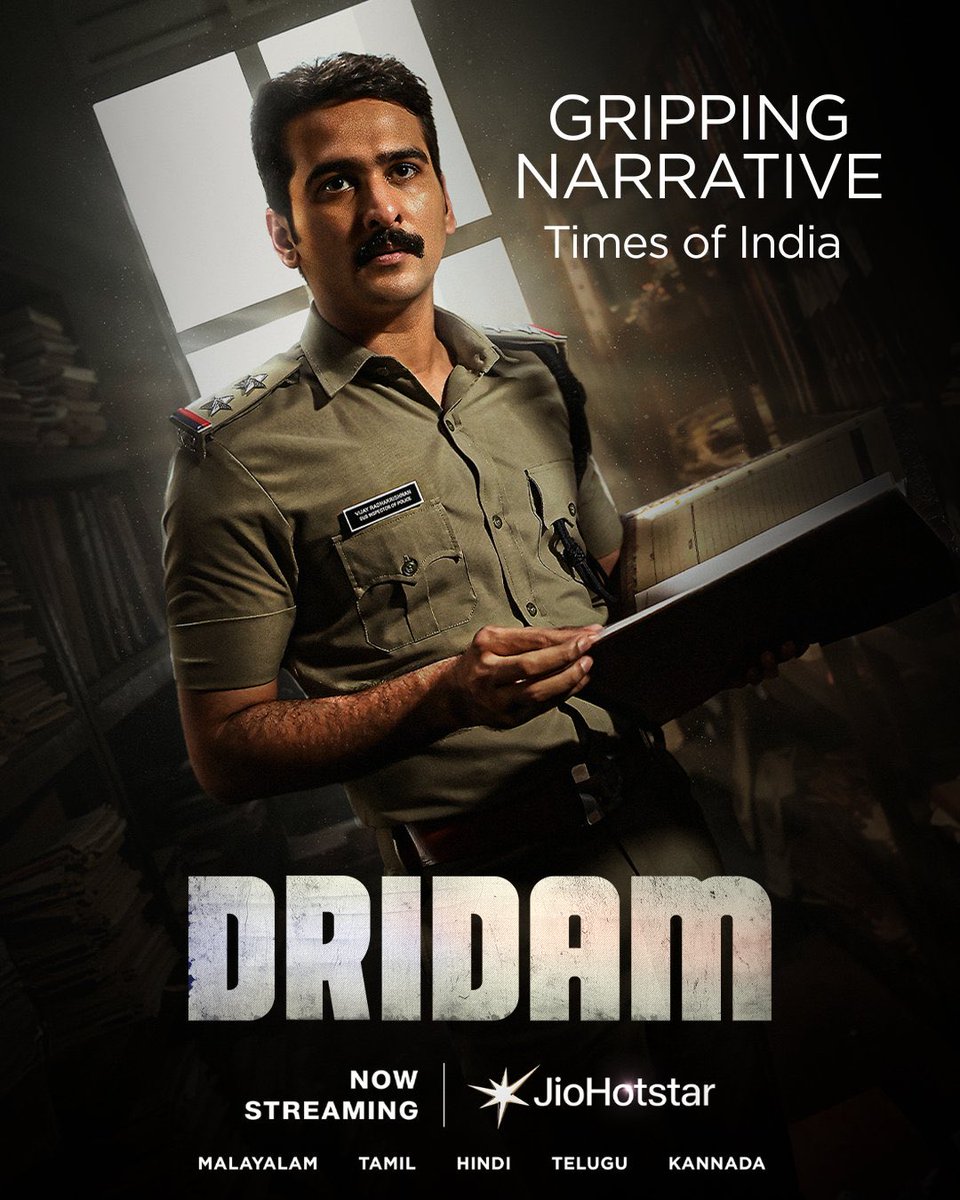 Dhananjayang's tweet photo. Watched three back to back investigation thrillers since yesterday… 

#DRIDAM on @JioHotstar 
#Unmadham in theatre today.
#UYIR on @JioHotstar 

Each one is unique & interesting in some way. Malayalam cinema specialises in police investigation thrillers regularly. Do check out 👍