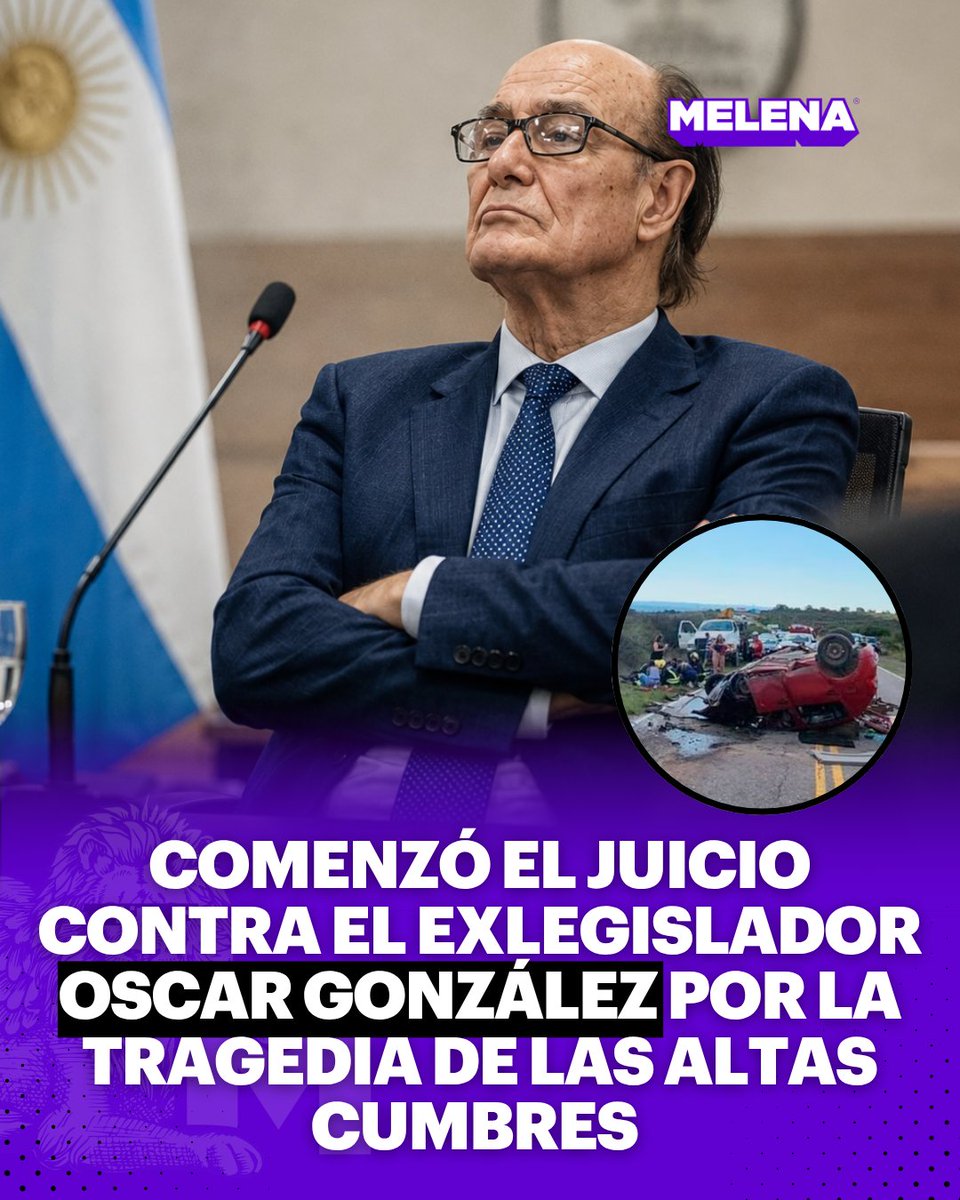 melena_stream's tweet photo. COMENZÓ EL JUICIO CONTRA EL EXLEGISLADOR OSCAR GONZÁLEZ POR LA TRAGEDIA DE LAS ALTAS CUMBRES ⚖️🚗 https://t.co/In3xIwqZJq