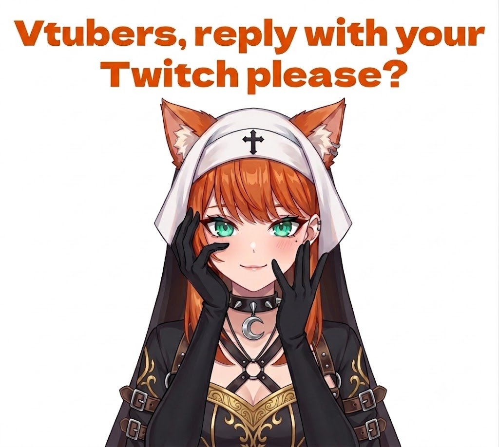 Lorraine_VT's tweet photo. Looking for some awesome new VTubers to connect with and follow! Drop your Twitch channels below!👇

#VTuber #SupportSmallStreamers #TwitchCommunity https://t.co/3pN6A0WROq