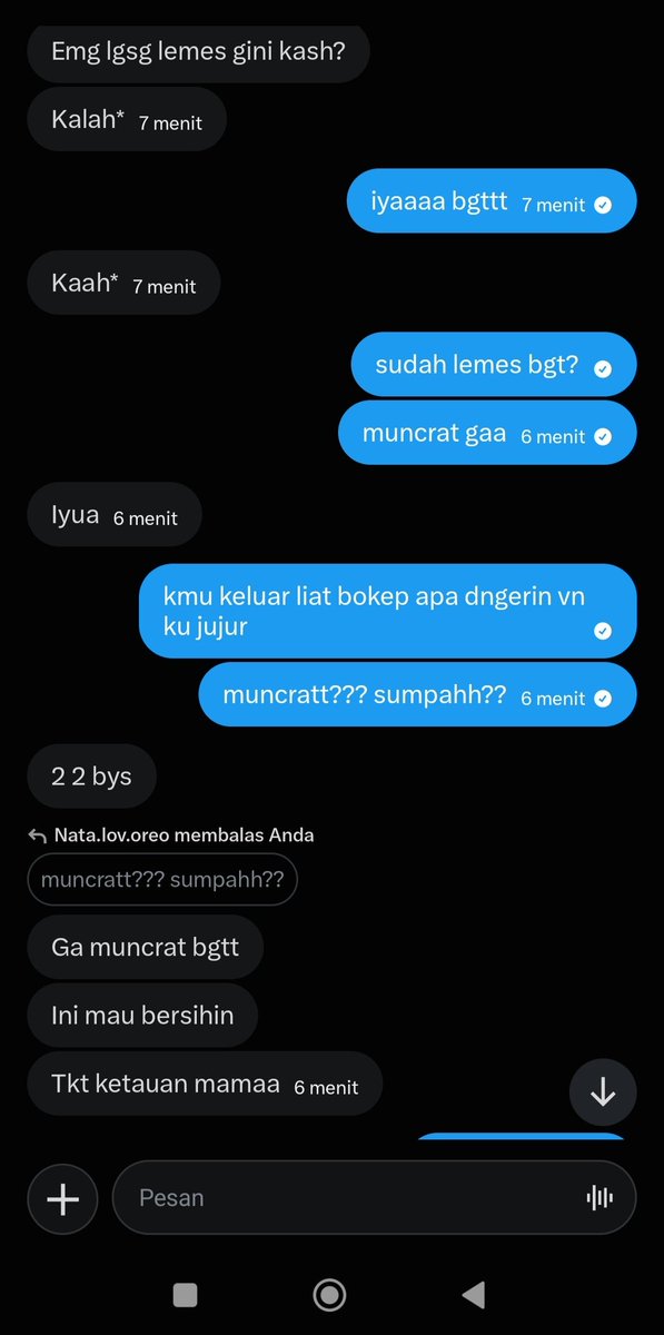 will_hahh's tweet photo. klo nurut gini suka bgtt nuntun mmk yang haus kntlll ini, ku buat makinn gila kamu yaa. ga pernah rasain geter trus cumm yang sampe lemes gini kann??
sukaaa???
#chatseks #cs #dirtycall #dirtychat #moancowo #moancewe #sange #horny https://t.co/QDtms2kDMB