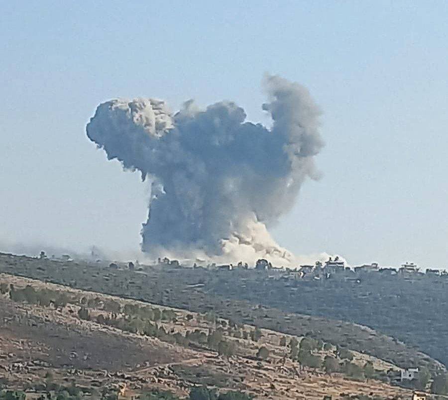 MintPressNews's tweet photo. 🚨Israel Continues To Erase Entire Villages In South Lebanon

Dozens more homes were just detonated in the village Majdal Zoun.

Meanwhile, the Lebanese government continues to claim Hezbollah is the problem, although the Party is not even responding to Israel. https://t.co/PvSL2pzmcK
