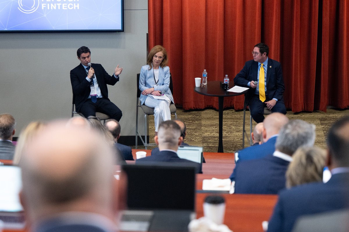 USRepMikeFlood's tweet photo. We had a very successful Flyover Fintech Morning Session today!

Be sure to stay tuned for this afternoon's programming as we hear from national and Nebraska leaders and experts. https://t.co/1f6Q9bhPi4