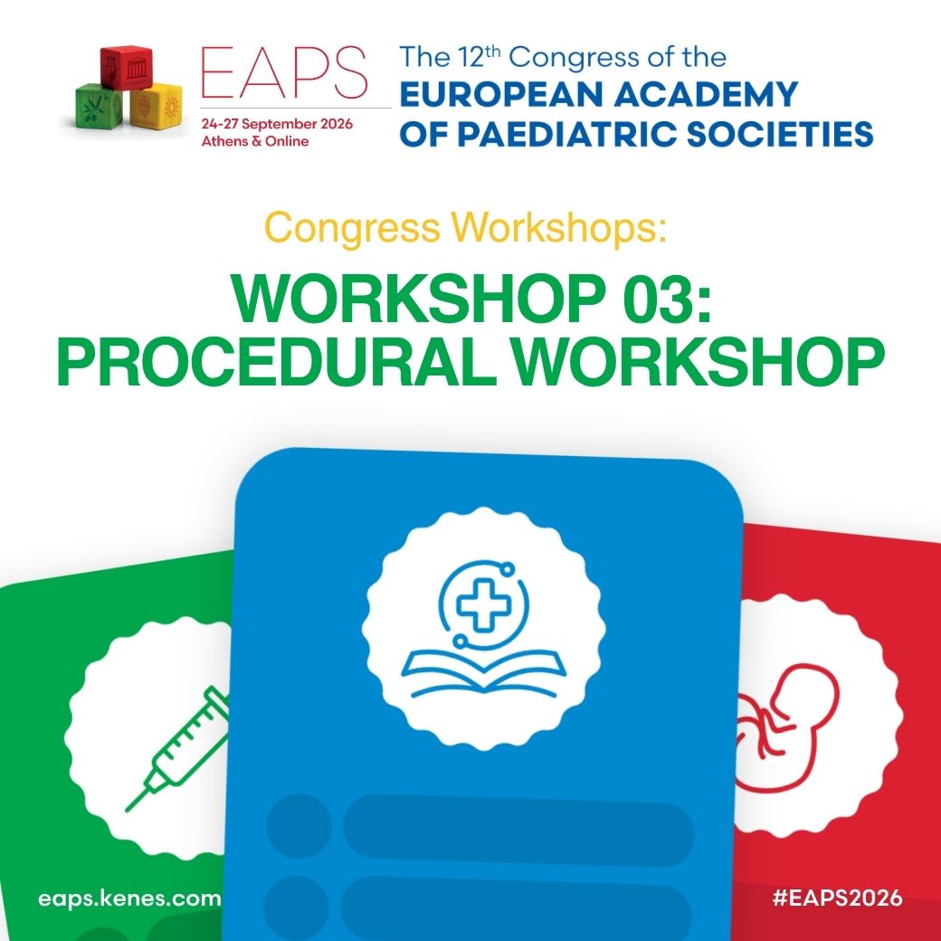 EAPSCongress's tweet photo. Workshop 03 at #EAPS2026 offers hands-on training in ultrasound-guided procedures, from vascular access to lumbar punctures and CSF pressure measurement.

🔗Early registration rates are still available, secure your place at a lower fee now: https://t.co/epaPmpgVbA

#Paediatrics https://t.co/03pFHTNX7U