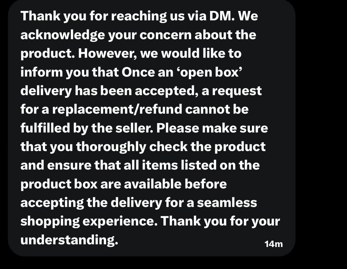 Supertrueworld's tweet photo. @Flipkart This is not a “return” issue. This is a wrong product delivery. I ordered Apple EarPods for iPhone 16 (Order ID: OD338255597361700100) but received a 3.5mm wired earphone. Your Open Box policy cannot excuse sending the wrong item. https://t.co/IJXIfsJBM6