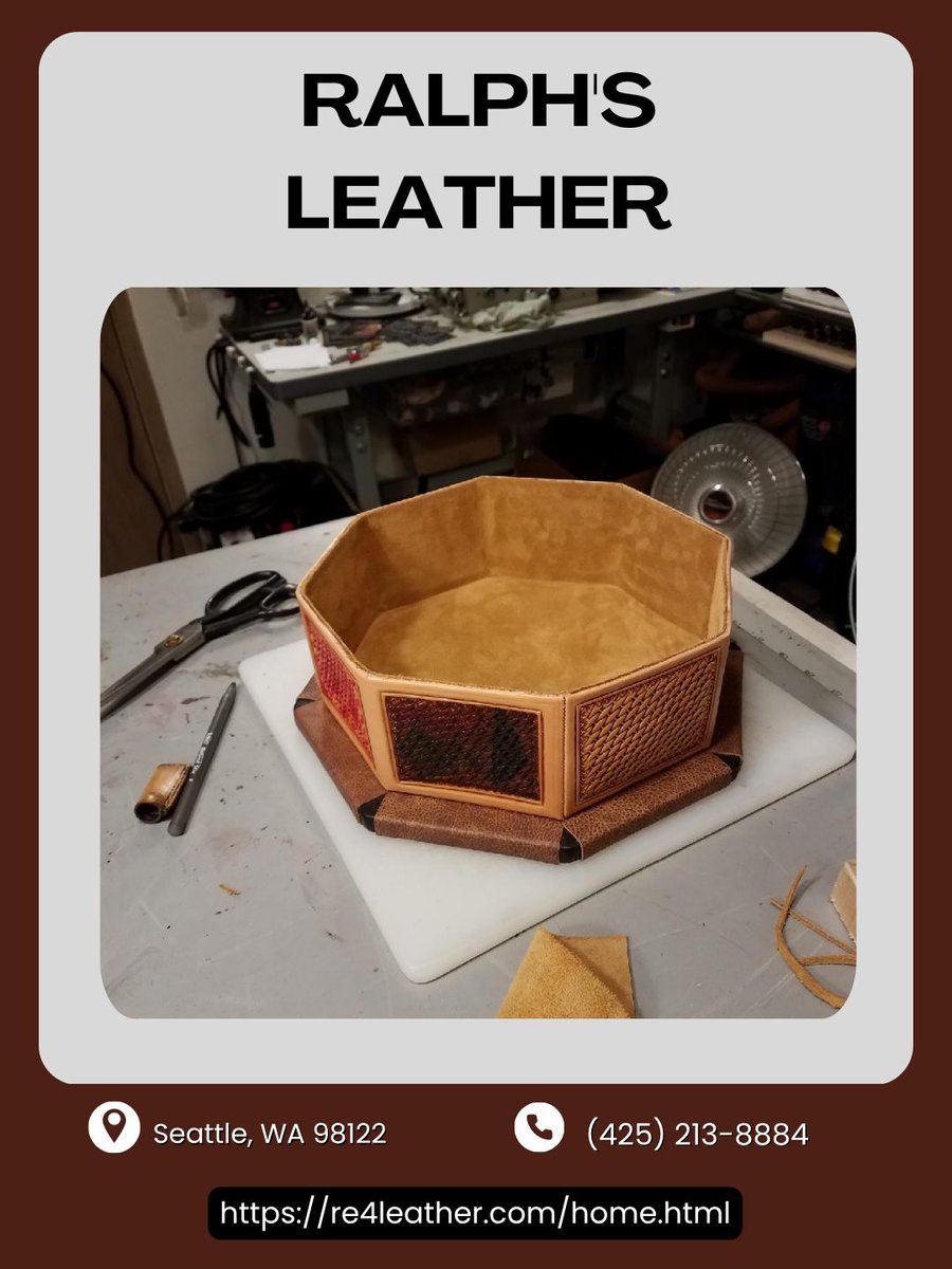 RalphsLeather's tweet photo. Wear and tear does not always mean replacement is necessary. My leather repair services help restore damaged items and bring them back into use. Contact me at (425) 213-8884 today for an assessment.
#LeatherRepair #PersonalizedLeather
https://t.co/Jm0qVO47Vk https://t.co/O3qwR4WuDd