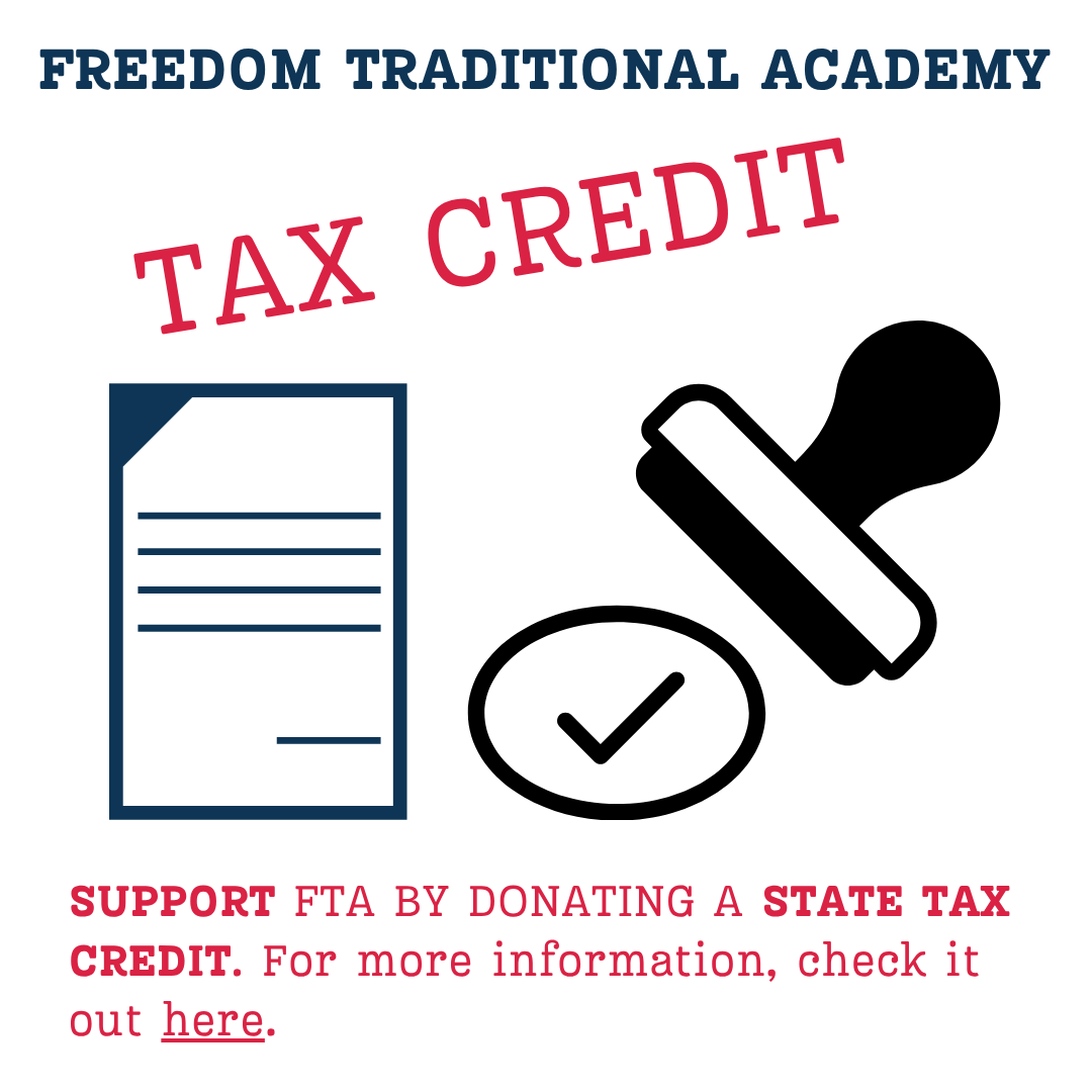 FTAFirebirds's tweet photo. Support Freedom Traditional Academy by donating your state tax credit! https://t.co/gmAqhzHvSj