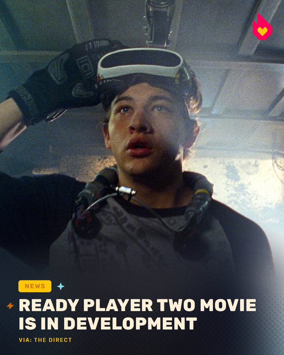 getFANDOM's tweet photo. Ready Two Player movie script is currently in the works 🎮 Zak Penn, who co-wrote Ready Player One and Free Guy, is working on the script to adapt the Ernest Cline novel. https://t.co/RFiryZyaWc