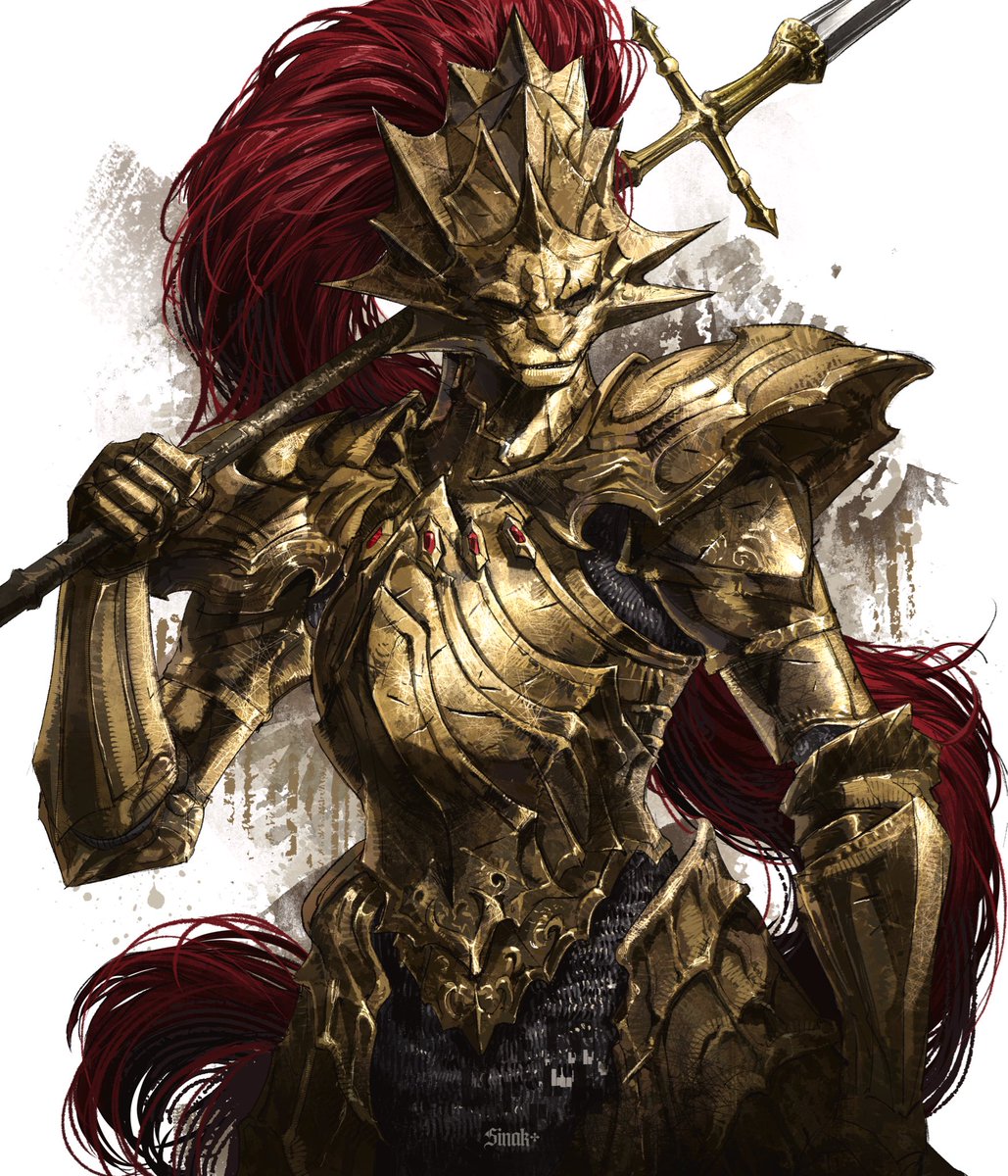 sinakeey's tweet photo. Dragon Slayer Ornstein
#digitalart #characterart #darksouls #eldenring #illustrationㅤ https://t.co/mAeOXSGFo2