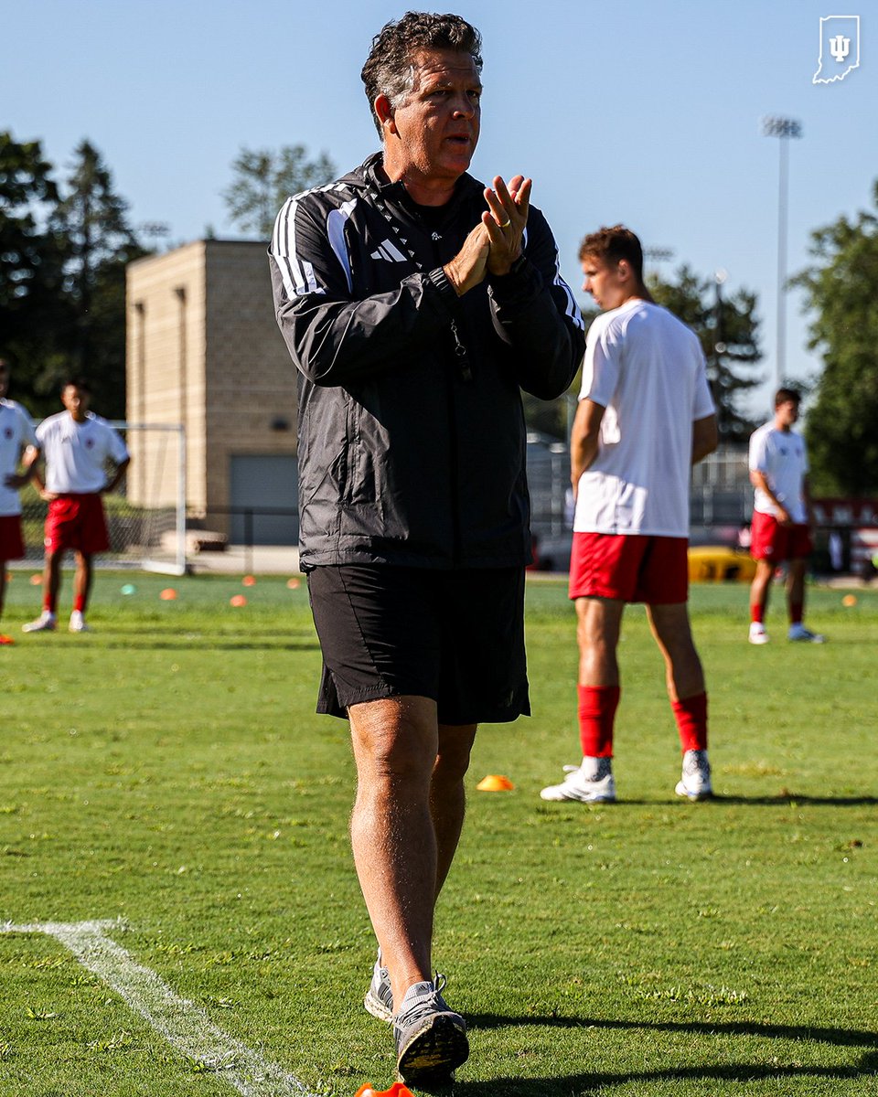 IndianaMSOC's tweet photo. New squad. Same standards. 

Head coach Todd Yeagley opens his 17th season leading the Indiana men's soccer program. https://t.co/BFtnfmDRXZ