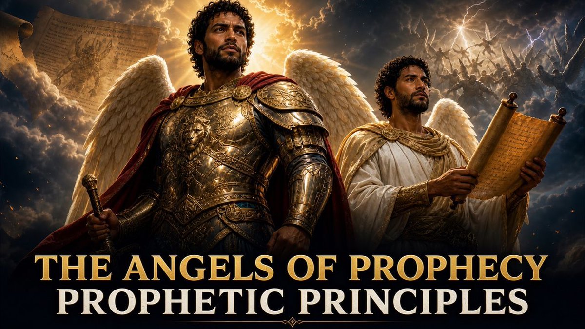 THESUREWORD's tweet photo. The Angels of Prophecy and Prophetic Principles

Before attempting to identify the powers described in Daniel 11, we must first understand who gave the prophecy and the principles by which it must be interpreted.

#Daniel11 #BibleProphecy #BookOfDaniel

https://t.co/Xm5oLNvfb2 https://t.co/ZRPgMrGRIL