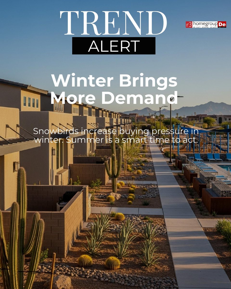 Paul_Eide_MN's tweet photo. Scottsdale’s off-peak summer opens a window for buyers to secure lifestyle homes with less competition, before winter demand from snowbirds spikes. Would you move in the summer to get ahead? https://t.co/k5QywsKVaK