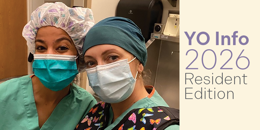 aao_ophth's tweet photo. The Academy's YO Info Resident Edition supports trainees with practical advice, clinical insights, and encouragement from peers who understand the realities of residency. #YOInfo https://t.co/sB9IVY1otk https://t.co/swlewYn8y0