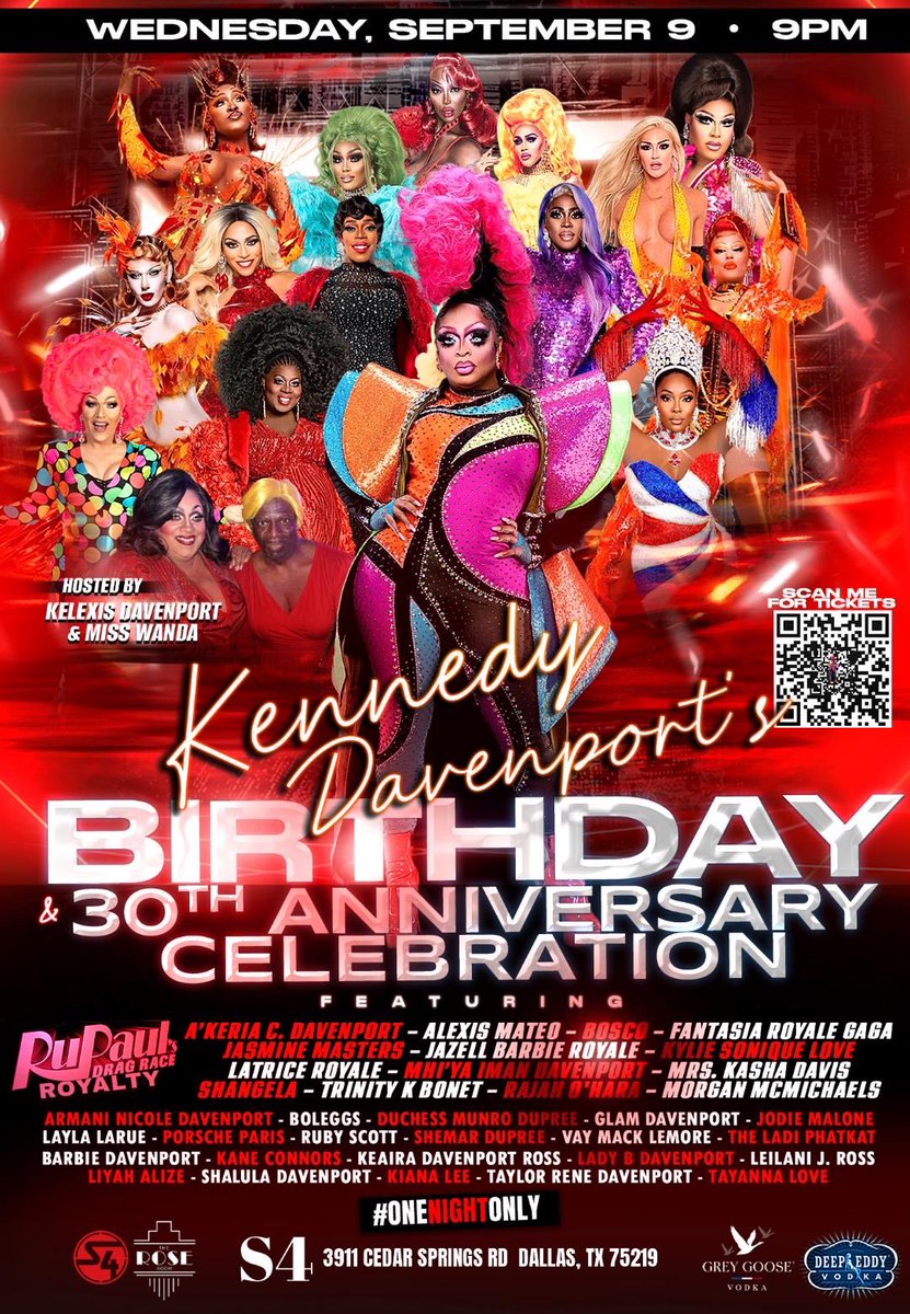 DragBasee's tweet photo. Kennedy Davenport's birthday and 30th anniversary celebration has faced backlash due to Shangela's inclusion in the performance lineup. Kennedy has responded to comments about it. https://t.co/ydIQvVYyxl