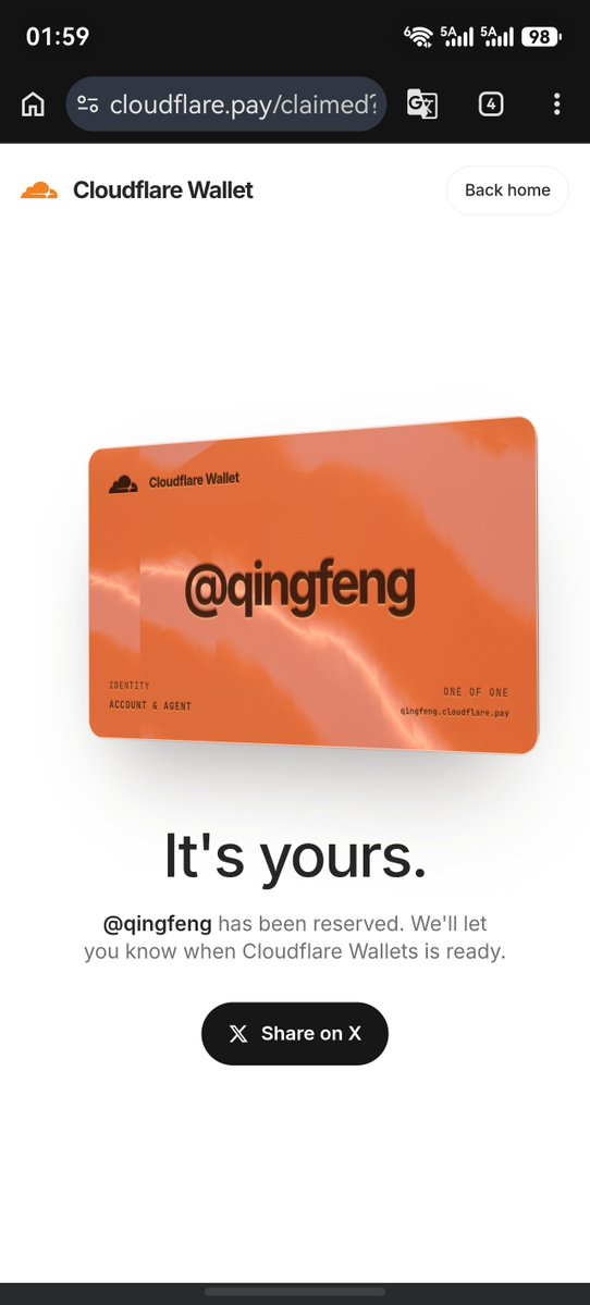 qing_feng___'s tweet photo. @Cloudflare 已开通 https://t.co/wVxIL7VnZ5