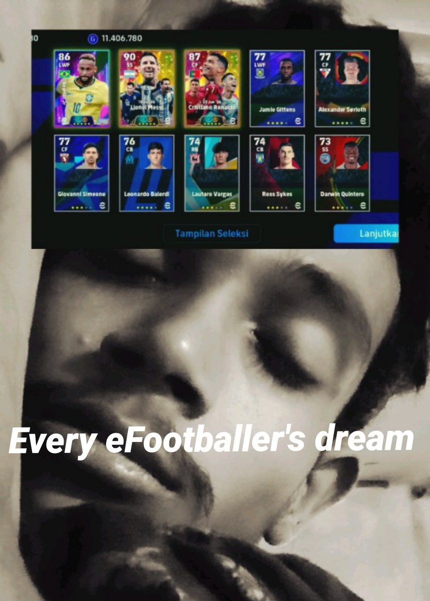 MR_A2M16's tweet photo. Every eFootballer's dream 🤤

#konami #efootball https://t.co/DcJKSgDbjH