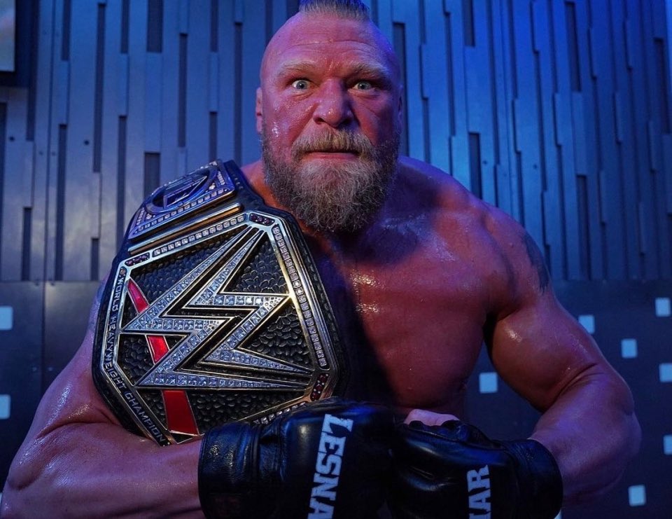 WrestleFeatures's tweet photo. Brock Lesnar has announced his retirement from pro wrestling.

(@PatMcAfeeShow) https://t.co/1gNm8u7QEi