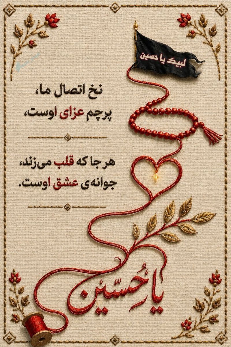 farzan33962's tweet photo. نخ اتصال ما،پرچم عزای اوست.
#یا_لثارات_الحسین
#طلوع_اربعین https://t.co/mS7ieVpZPA