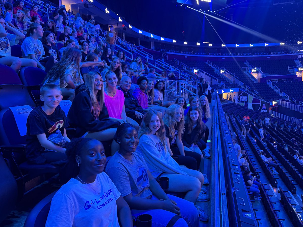 GALancerAD's tweet photo. The GA Girls Basketball team attended todayโs WNBA Reveal Event introducing the Cleveland Sirens! The Sirens are set to take the court for the 2028 season. The team was able to feel the excitement in Rocket Arena for the new chapter of womenโs pro basketball in Cleveland!
#GoGA https://t.co/NPHGCLGUMK