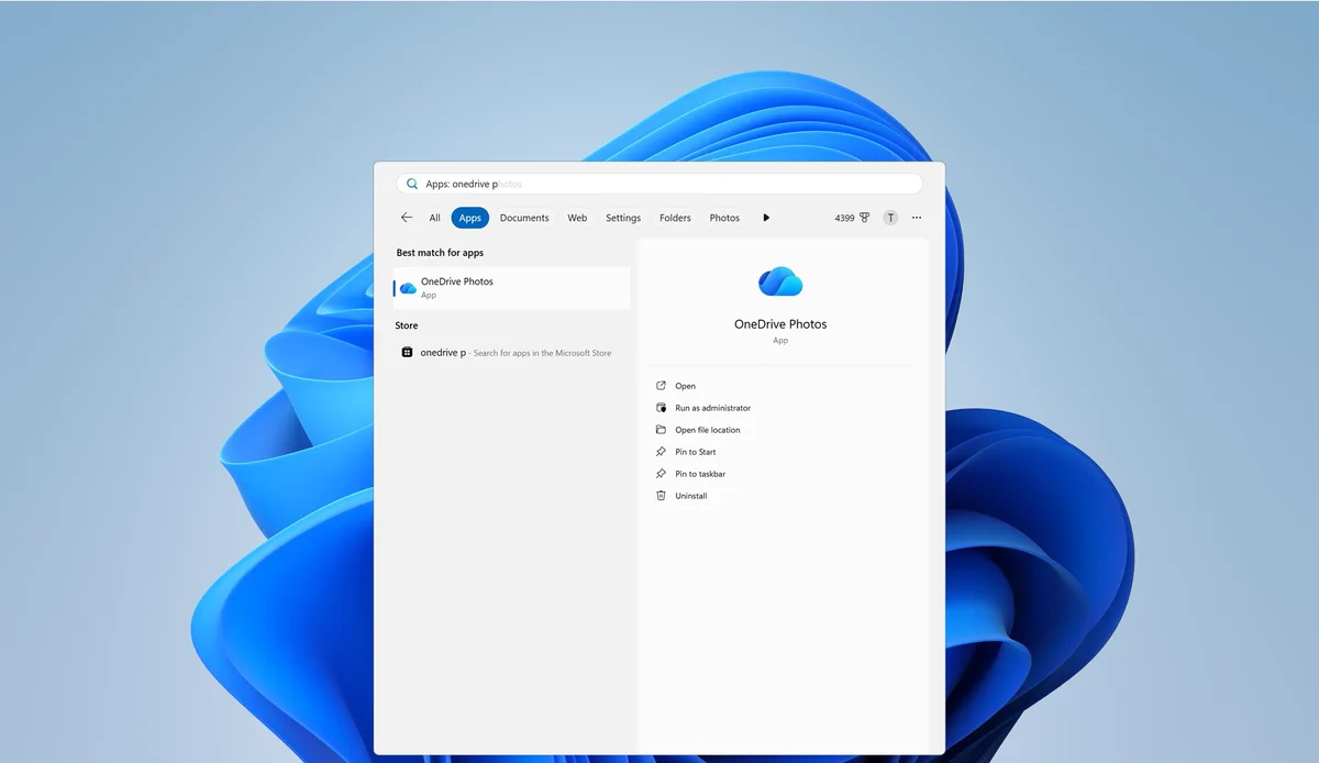 OneDrive Photos app