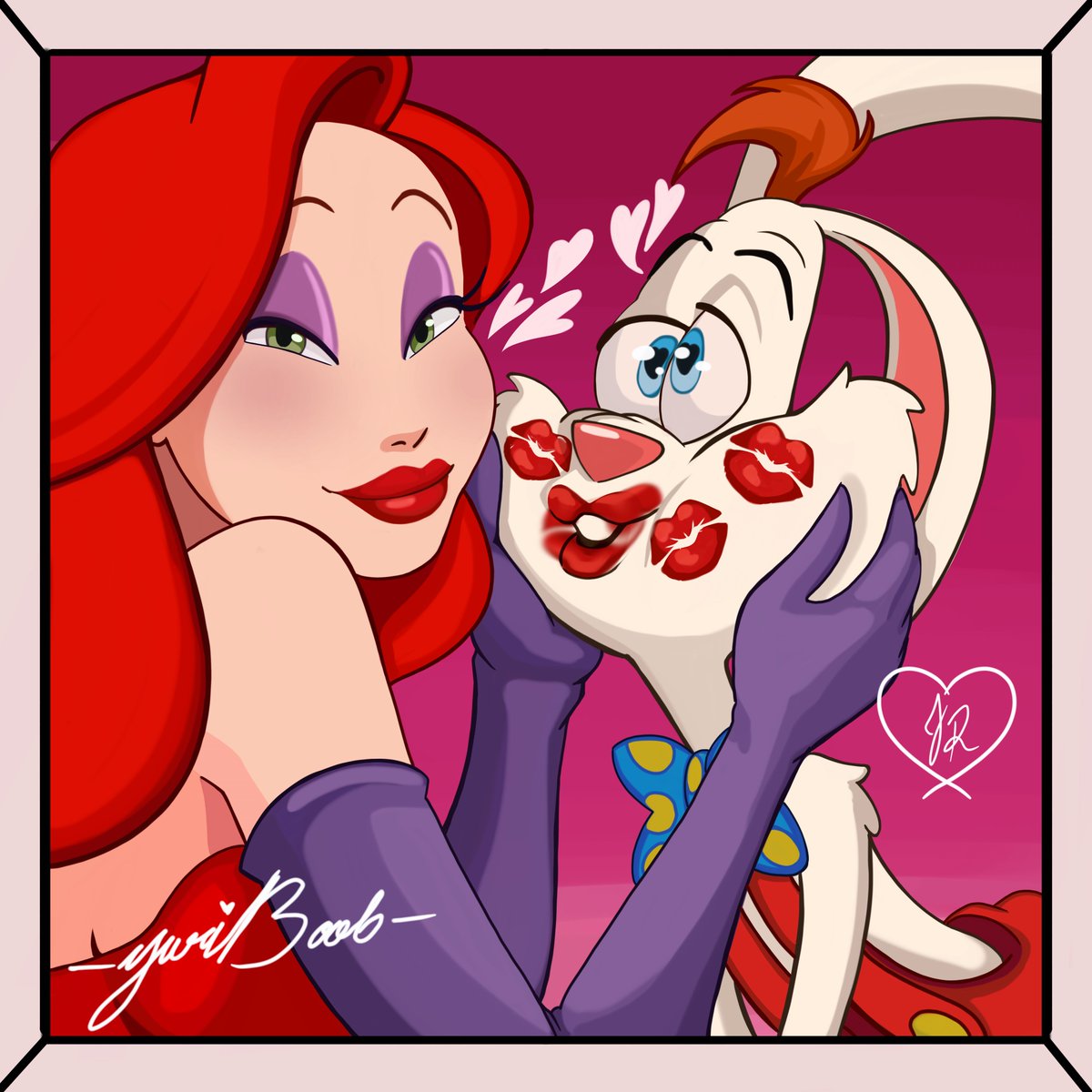 _YuriBoob_'s tweet photo. Amo esta parejita, hice este dibujo como ejemplo de ilustraciones en pareja jsjss
#JessicaRabbit #RogerRabbit #warnerbros #fanart #opencomissions #loveloove #Looooove https://t.co/Z32KEVNW9m
