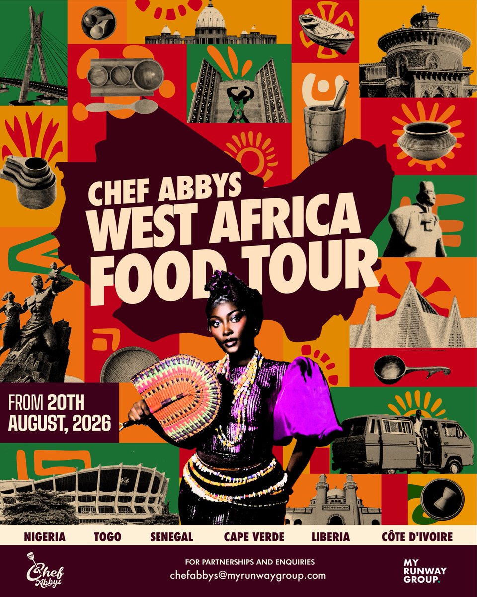 chefabbys's tweet photo. First it was Ghana Food tour, then it was UK food tour! NOW , CHEFABBYS TAKES WEST AFRICA!!! The next food tour is here🥹🥹🥹 https://t.co/9xtpf4vXHd
