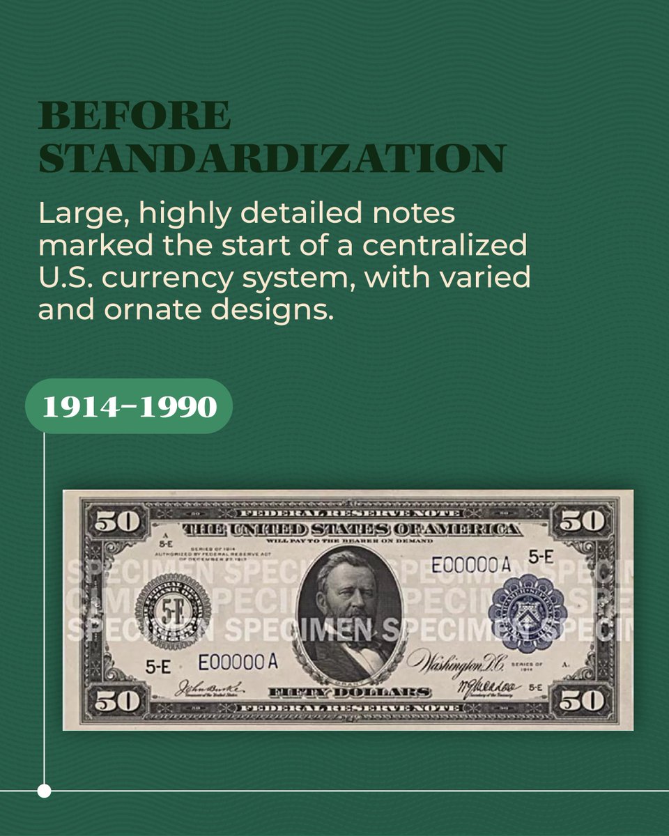 uscurrency's tweet photo. Redesigns enhance security, but older designs are still valid U.S. currency. The teller toolkit walks through features across both current and older styles so you can authenticate with confidence. https://t.co/3aOa7RsEzO