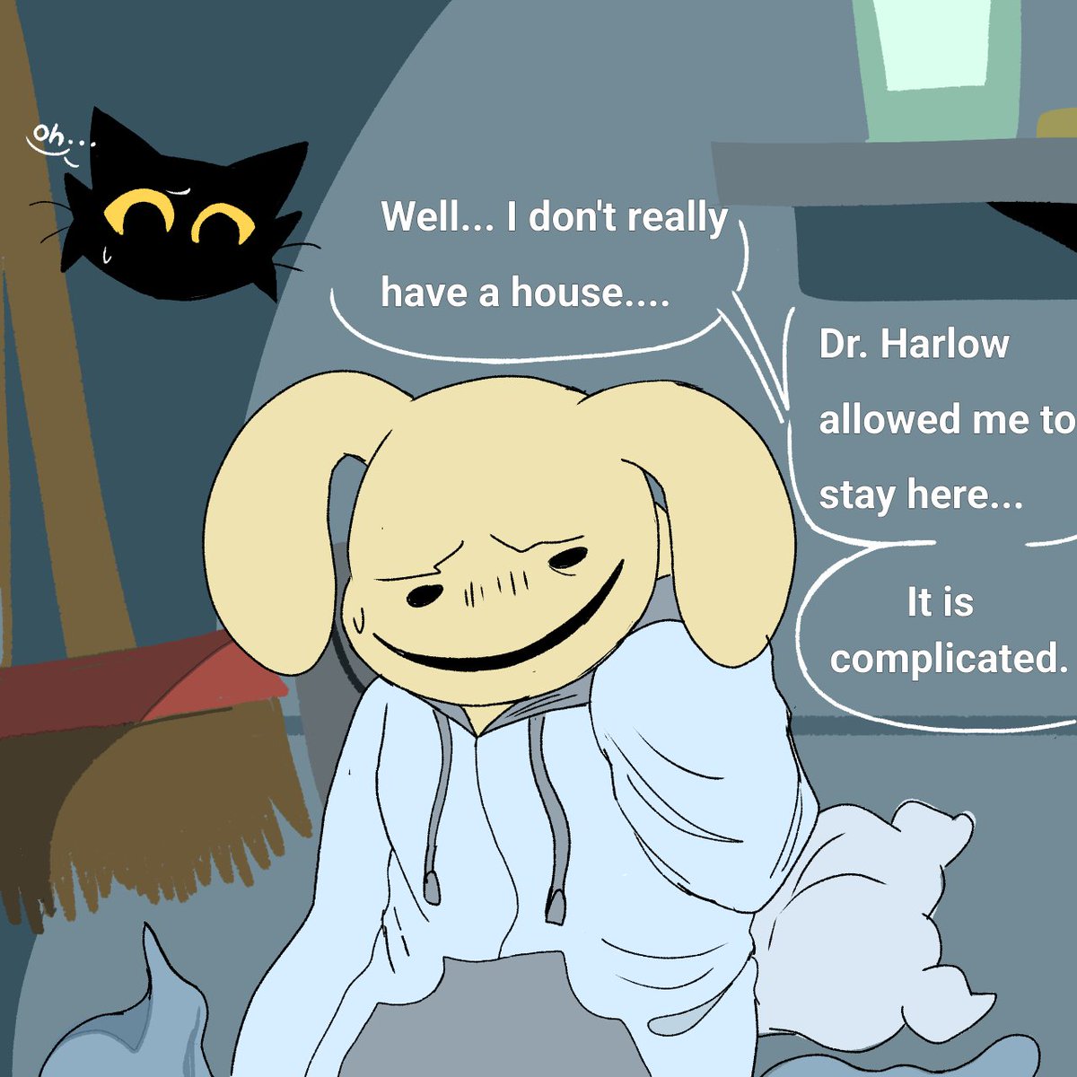 Paulo75652968's tweet photo. Knock on the door...🤦

#SecretAgent #Intern #AnimalHospital #Fanart https://t.co/isbgR7HasP