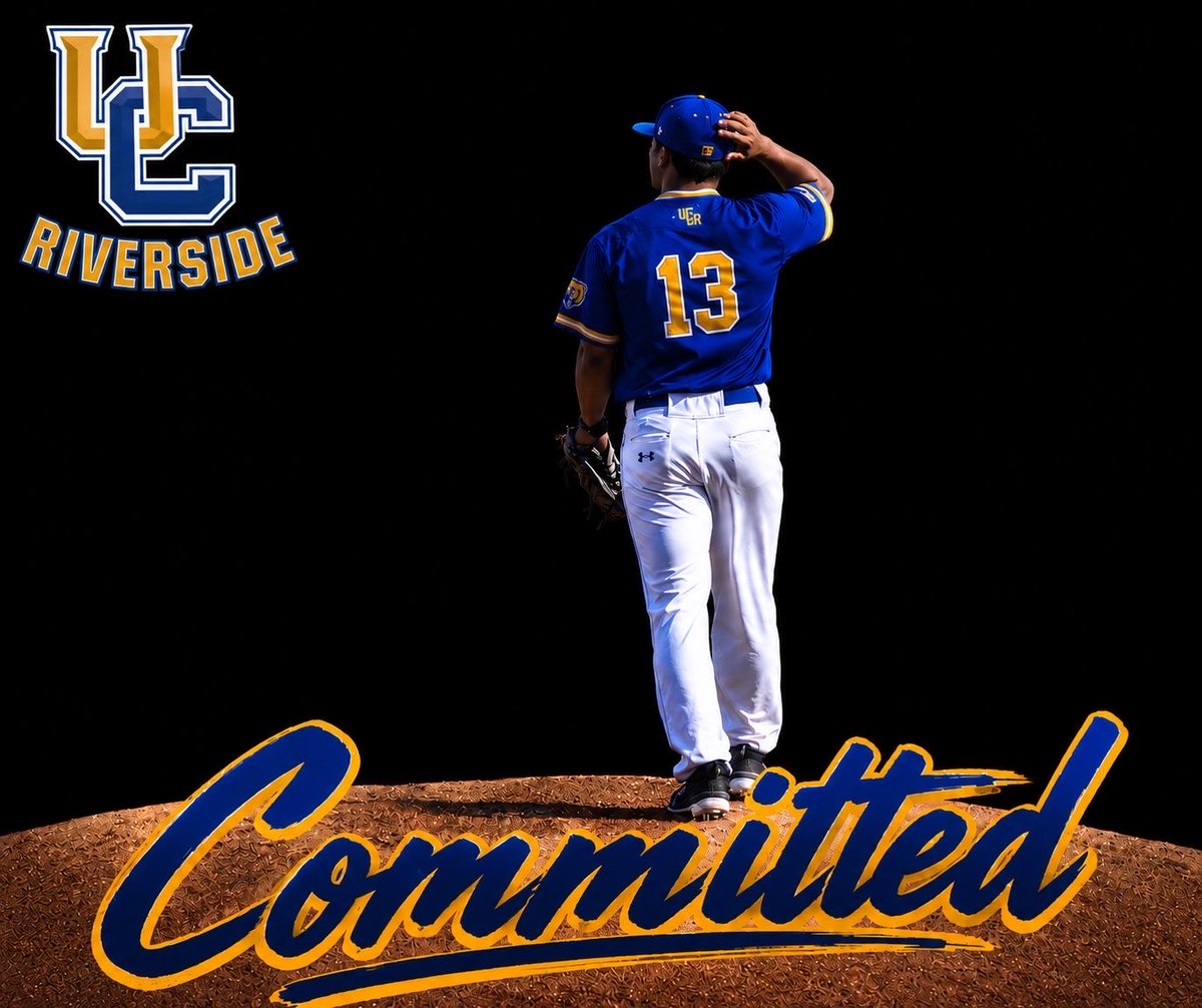 CrisBanuelos28's tweet photo. Very proud to announce my commitment to UC Riverside. Thank you to everyone who has helped me get here and thank you to Coach Wallis for the amazing opportunity https://t.co/6YtuGMuUMg