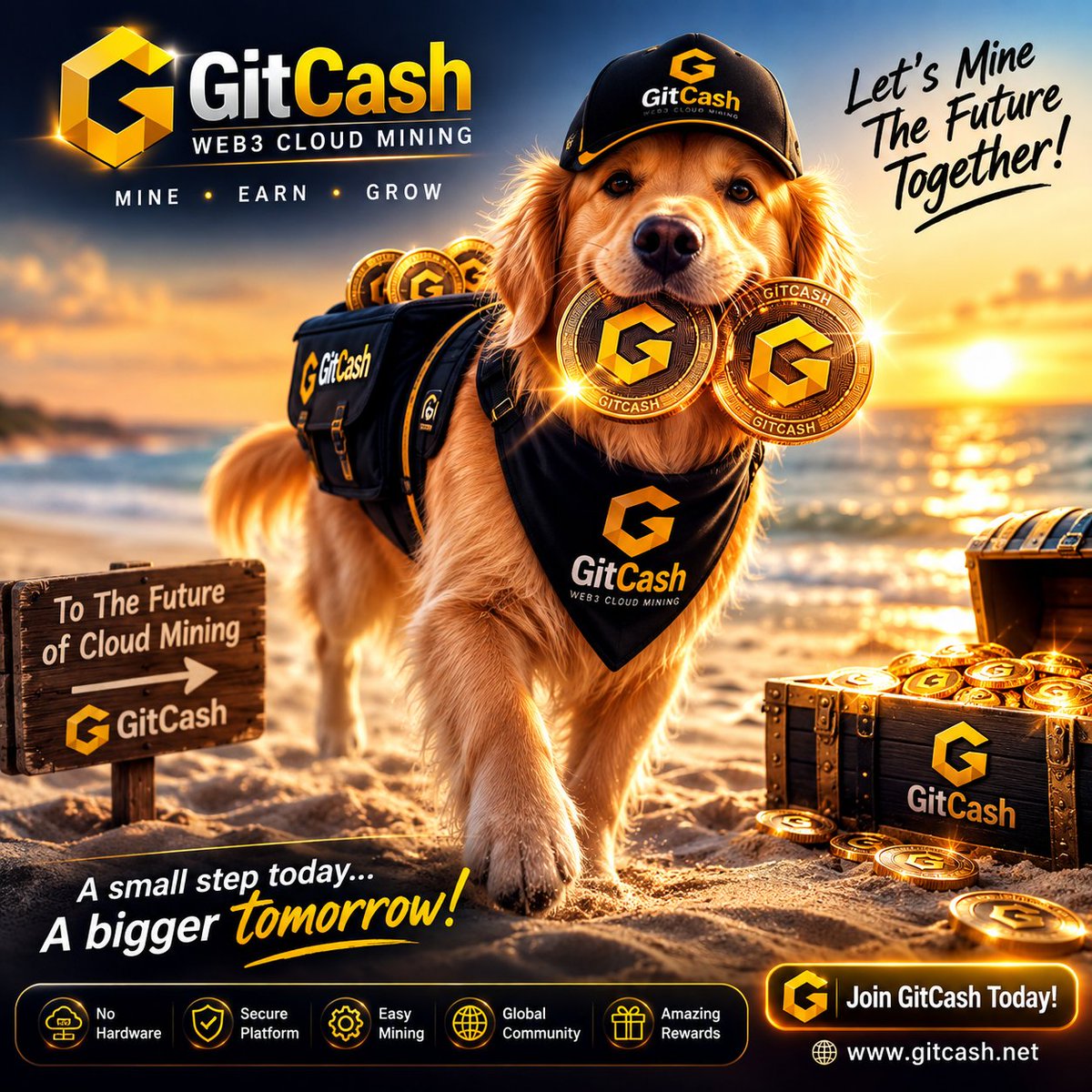 GitCash_net's tweet photo. 🐶💰 Who said the future can't come with a smile?

This little champion has already found the way to GitCash... have you? 🚀

🌍 Explore the future of Web3 cloud mining with a platform that's simple, secure, and built for everyone.

✨ No complicated setup.
✨ Easy to get started.
✨ A growing global community.
Your next step could be the beginning of something bigger.
🌐 Start today: https://t.co/HVZlwDvEpV

👇 Question for you:
 If this GitCash pup knocked on your door, would you follow it to the future? 🐾😄

💬 Tell us "YES" or "I'M READY" in the comments!

#GitCash #Web3 #CloudMining #Crypto #Blockchain #Innovation #MineEarnGrow #GlobalCommunity #FutureStartsHere