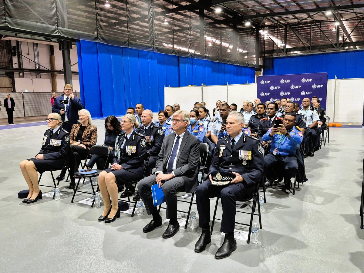 UNPOL_Chief's tweet photo. Strong @UN peacekeeping depends on police officers who are ready to serve effectively from day one. 

Pleased to see 54 candidates, including 21 women, from across the Pacific &amp; Timor-Leste undertaking pre-deployment assessment &amp; job-specific training in Brisbane with #Australia. https://t.co/BzhLJ9QDpT
