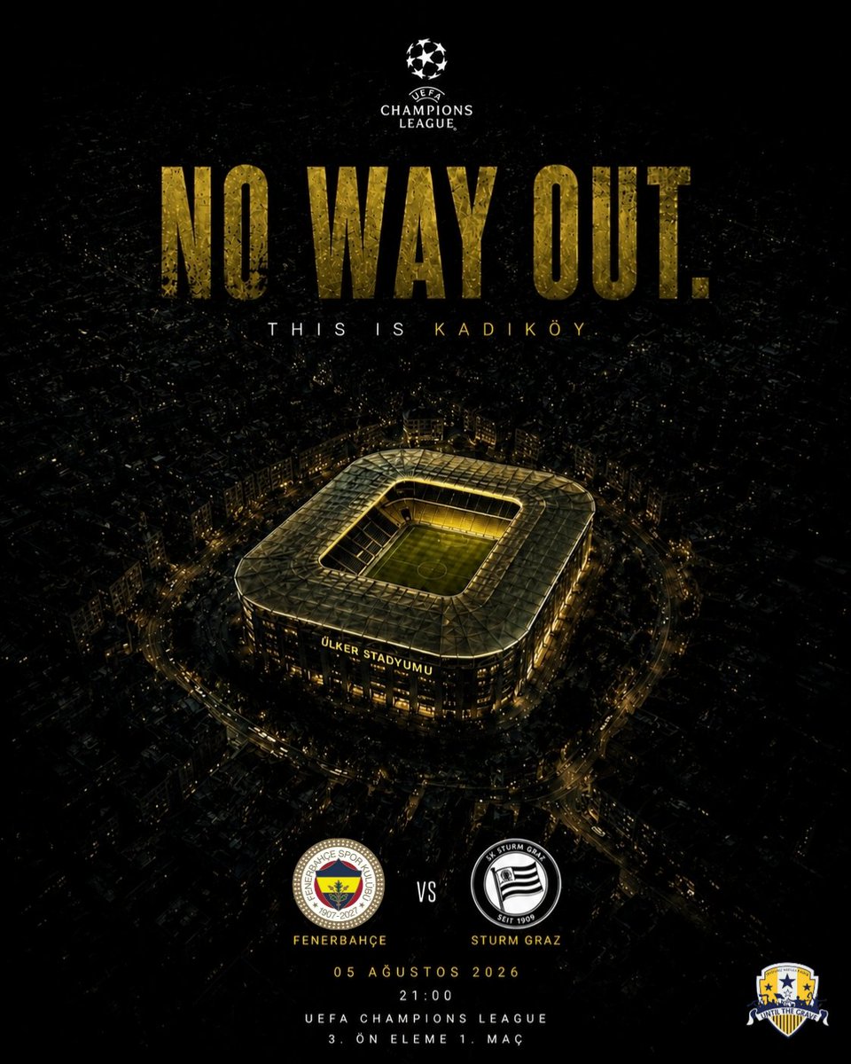 UntilTheGraveFB's tweet photo. 🏆 UCL Üçüncü Ön Eleme İlk Maç 

🆚 Sturm Graz 
🗓 5 Ağustos Çarşamba  
🕘 21.00 
🏟️ chobanistadyum 
 📲 #FBvSTU https://t.co/cSn8MKLN7O