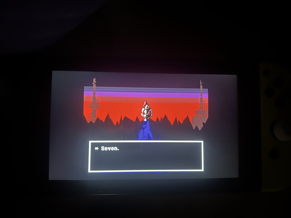 Gayyurikissin's tweet photo. i’m literally only JUST playing undertale https://t.co/fyIz1zIIql