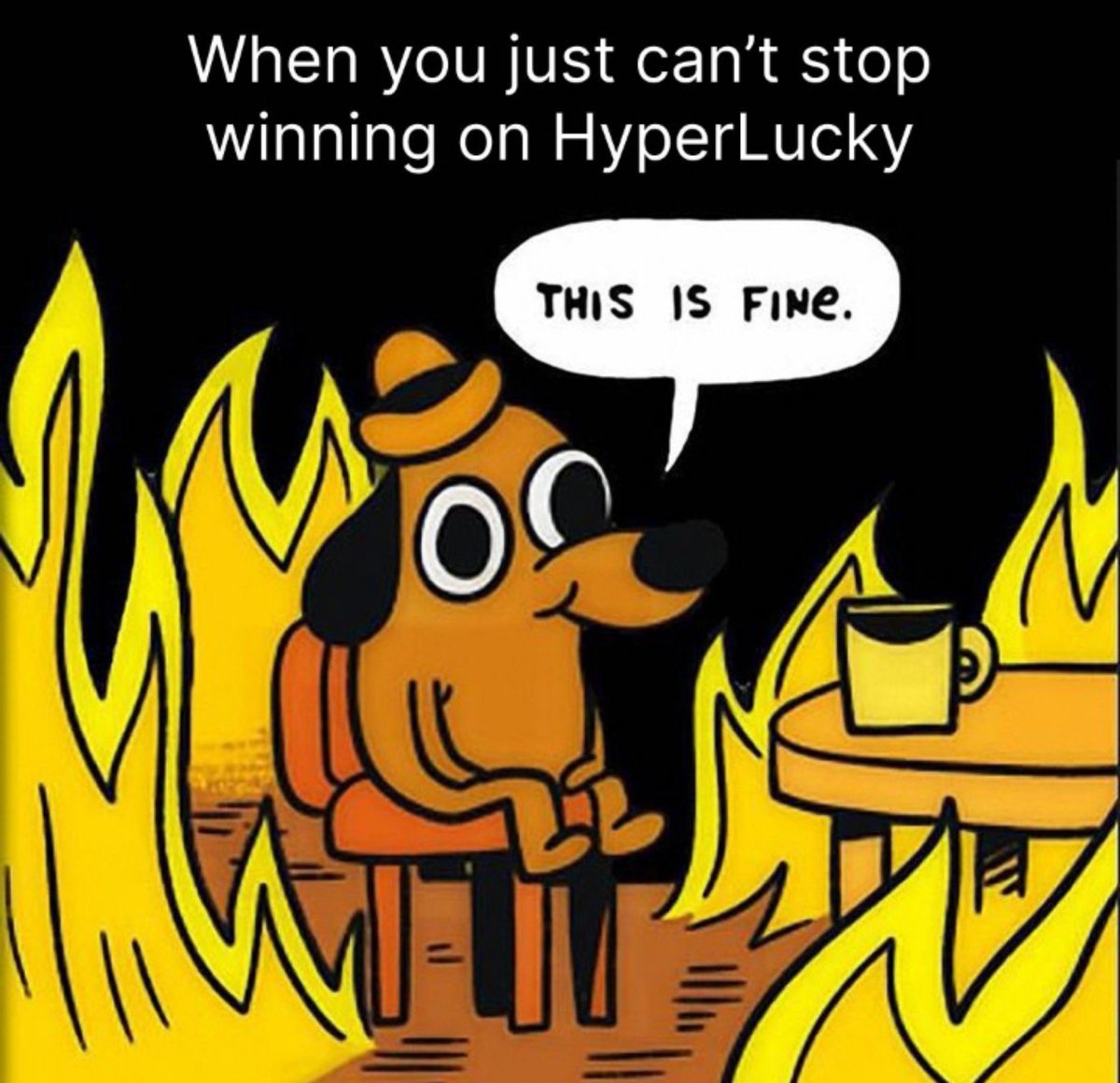 0xlegend_2's tweet photo. The “this is fine” energy while the session cooks 😂 HyperLucky
https://t.co/00khvF9Y4J https://t.co/LgI4vHY59G