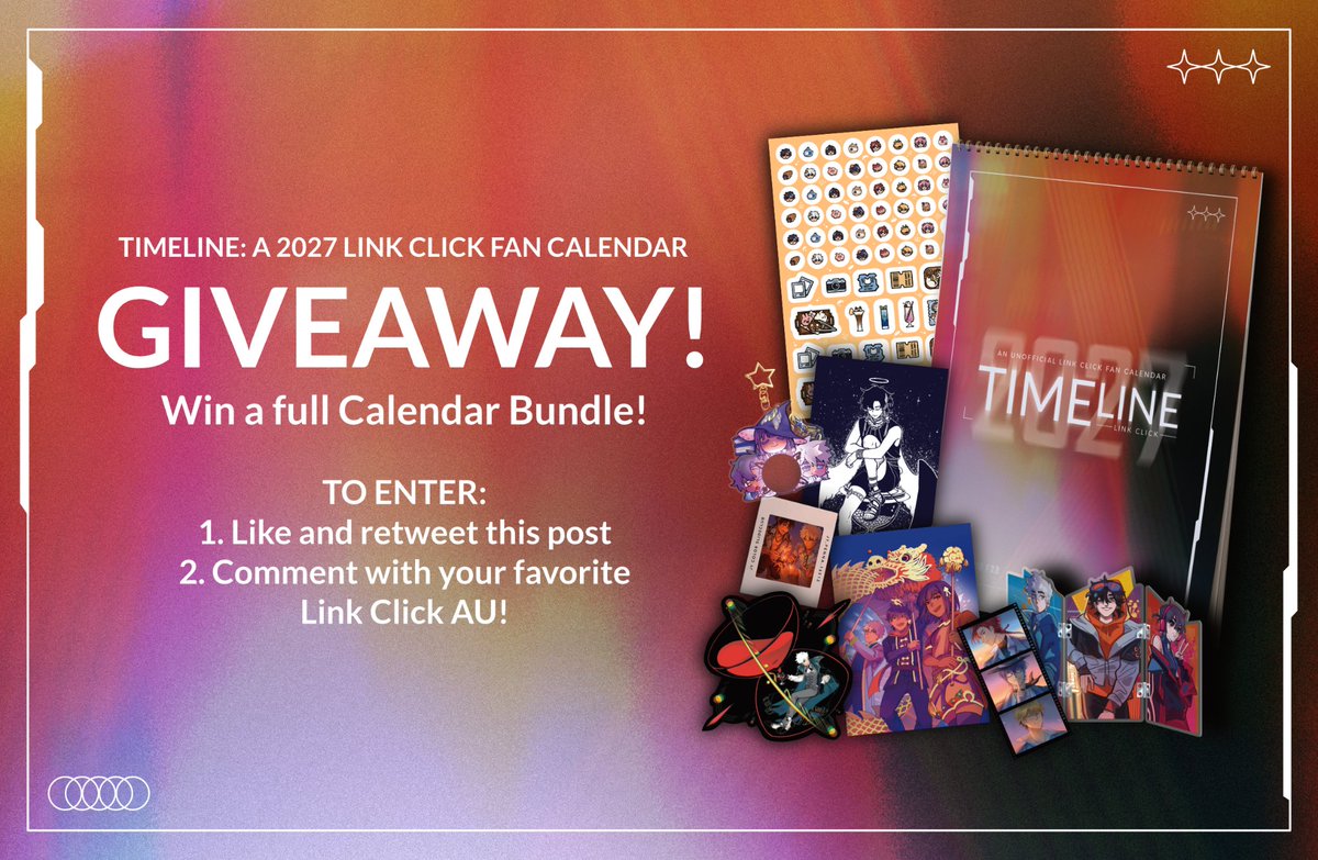 LCcalendar's tweet photo. Like free stuff and love LC? It's time for the 48 hour Full Calendar Bundle giveaway!

How to enter on Twt:
🗓️ Like &amp; retweet this post
🗓️ Comment or QRT with your favorite LC AU!

Giveaway ends in 48 hrs 📸 If you've already preordered, you'll be refunded and sent a full bundle! https://t.co/km1n1NVzvS