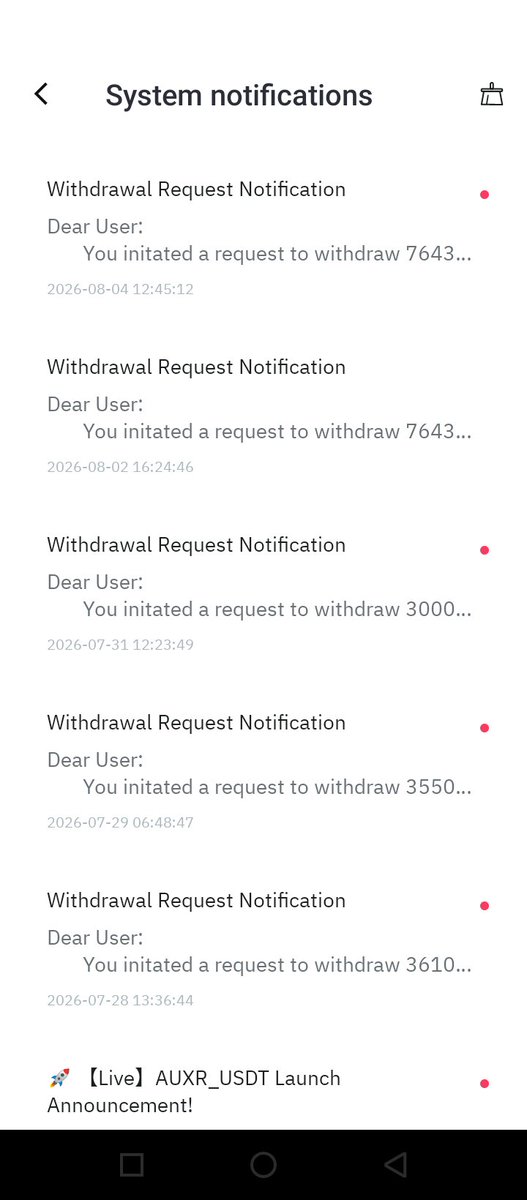 official95194's tweet photo. Bitmart should release my assets,
Bitmart continually bouncing my withdrawal,
This is my hard earn money for crying out loud.
I need explanation @BitMartExchange @cz_binance @bitget @kucoincom @FBI @ForexPeaceArmy_ https://t.co/uKhaGZe0dn
