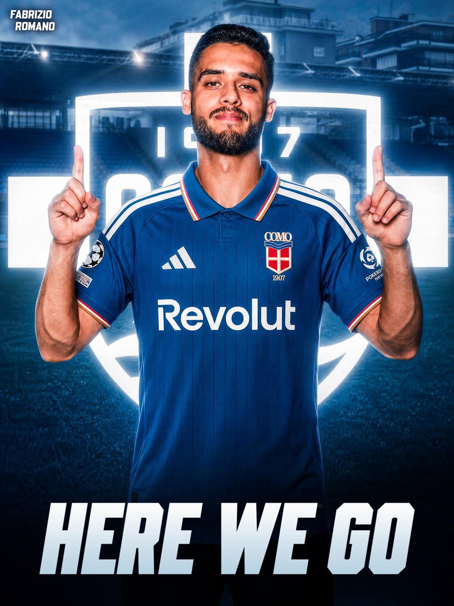 Messifirstborn's tweet photo. 🚨🔵⚪️ Como reach verbal agreement with Borussia Dortmund for Yan Couto, here we go!

€2m loan fee, option to buy over €20m and travel on Wednesday for medical and contract signing. https://t.co/mIjQDtjL1i