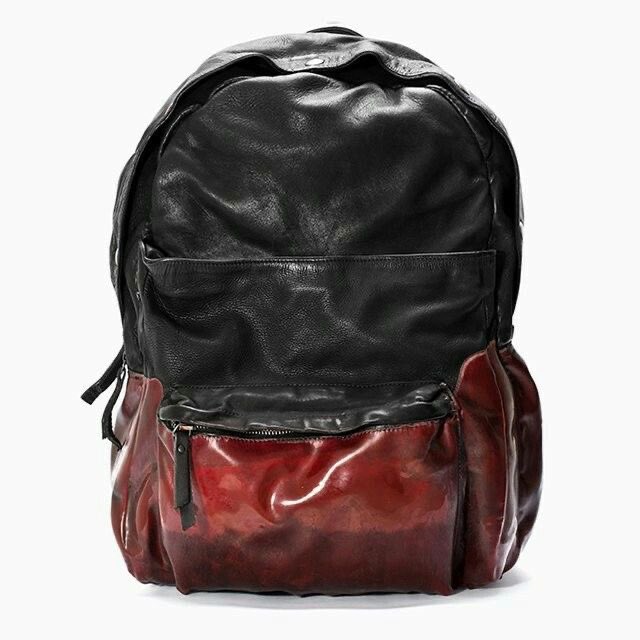freebillin's tweet photo. O.X.S. FW15 Rubber Soul Leather Backpack. https://t.co/lkrZCY6gwJ