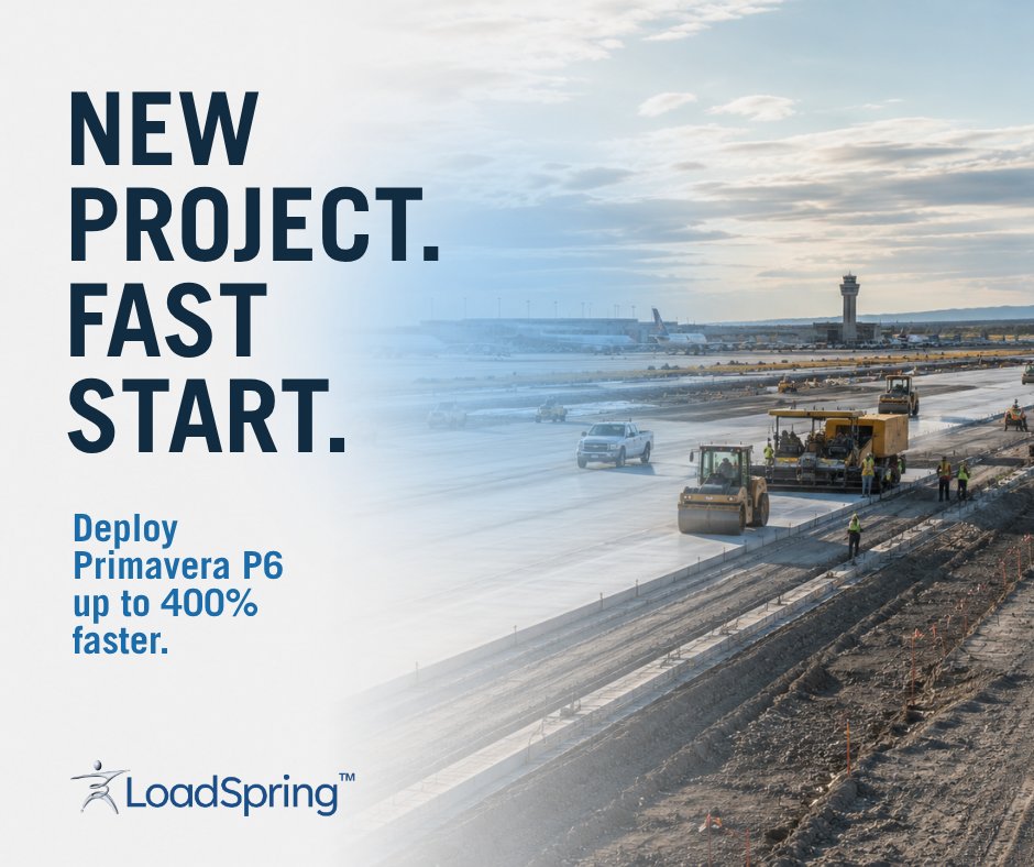 LoadSpring's tweet photo. Project setup can take months. Chemours deployed Oracle P6 400% faster than traditional rollouts.
See how:

https://t.co/PY82sLZYzb

#LoadSpring #UnifiedProjectPlatform https://t.co/KfNs5ITvGq